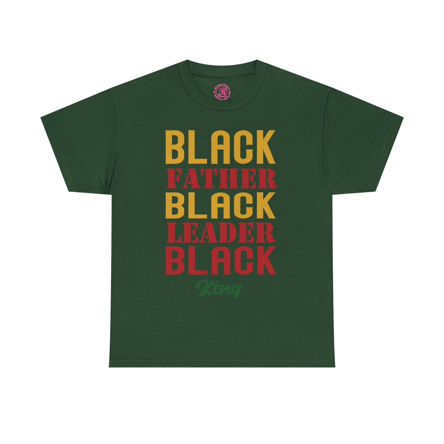 Black Fathers Block Unisex Heavy Cotton Tee