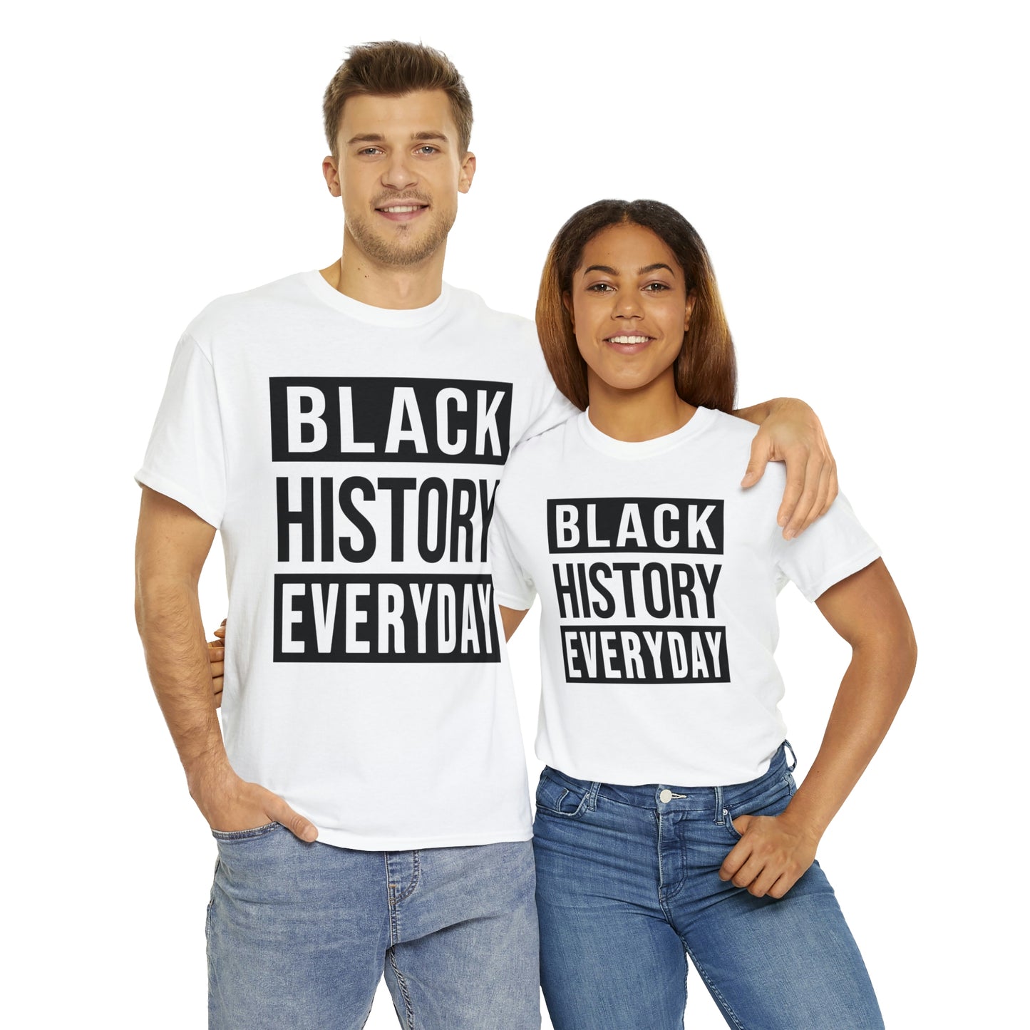 Black History Everyday Unisex Heavy Cotton Tee