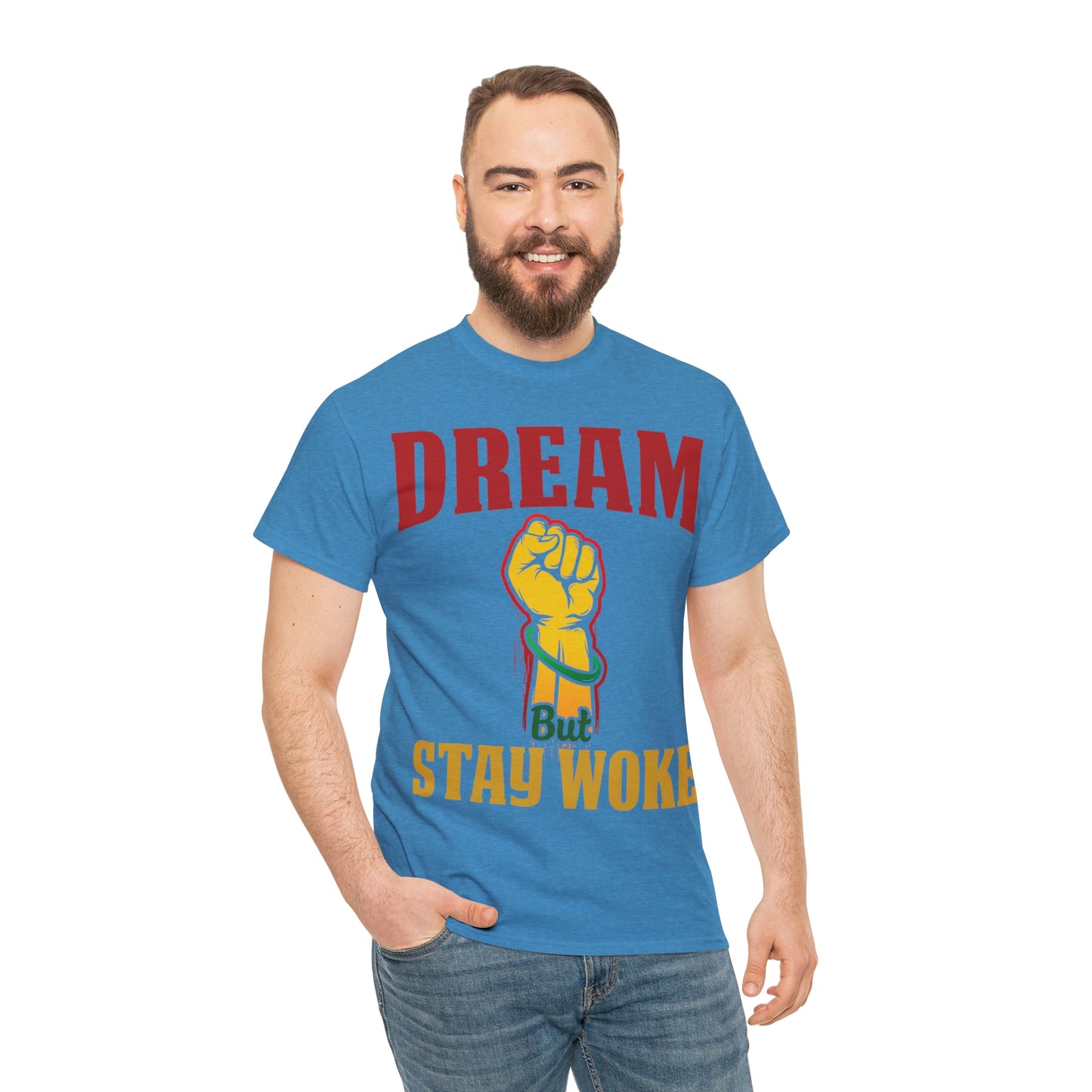 Dream/Woke Unisex Heavy Cotton Tee