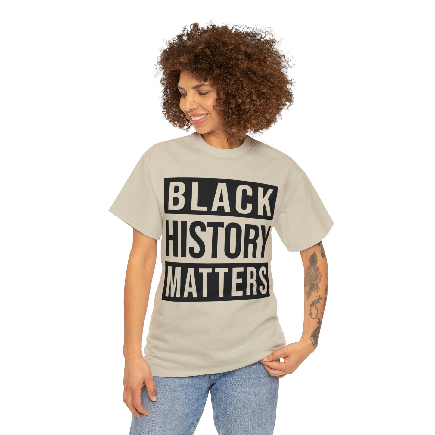 Black History Matters Unisex Heavy Cotton Tee