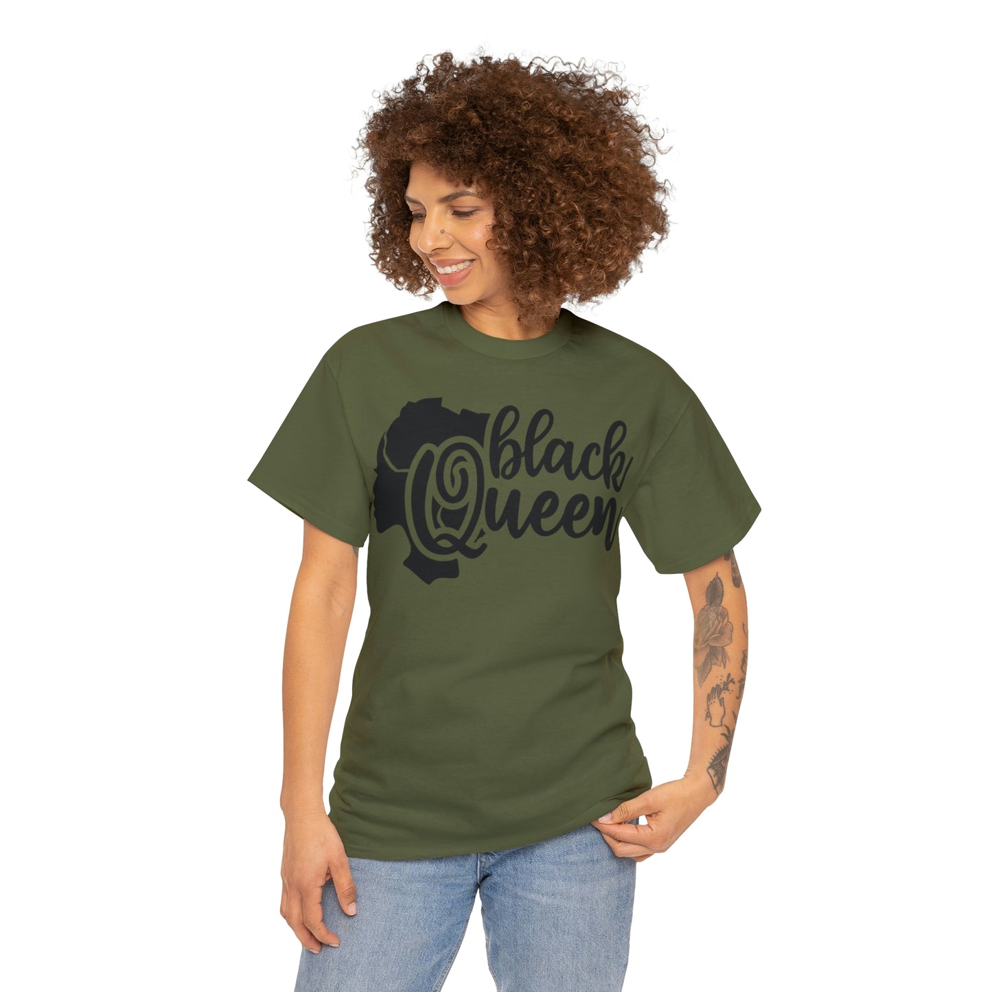 Black Queen Unisex Heavy Cotton Tee