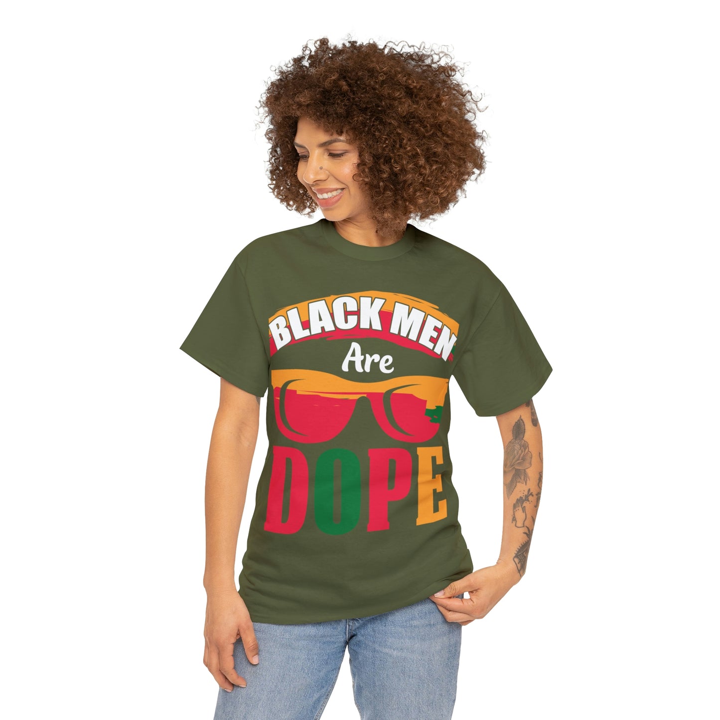 Black Man Dope Unisex Heavy Cotton Tee