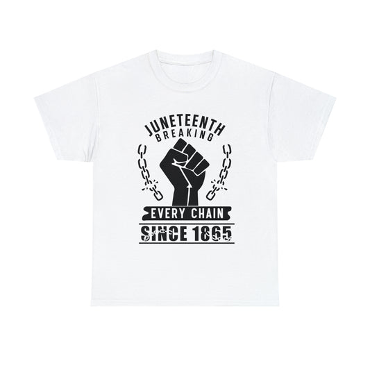 Breaking Every Chain (Vinyl Cut-1 Color) Unisex Heavy Cotton Tee