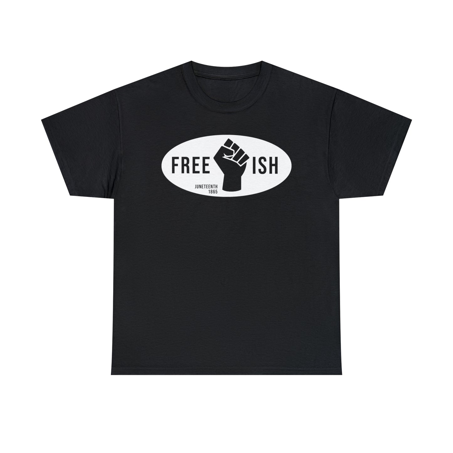 Free-Ish (Vinyl Cut-1 color) Unisex Heavy Cotton Tee