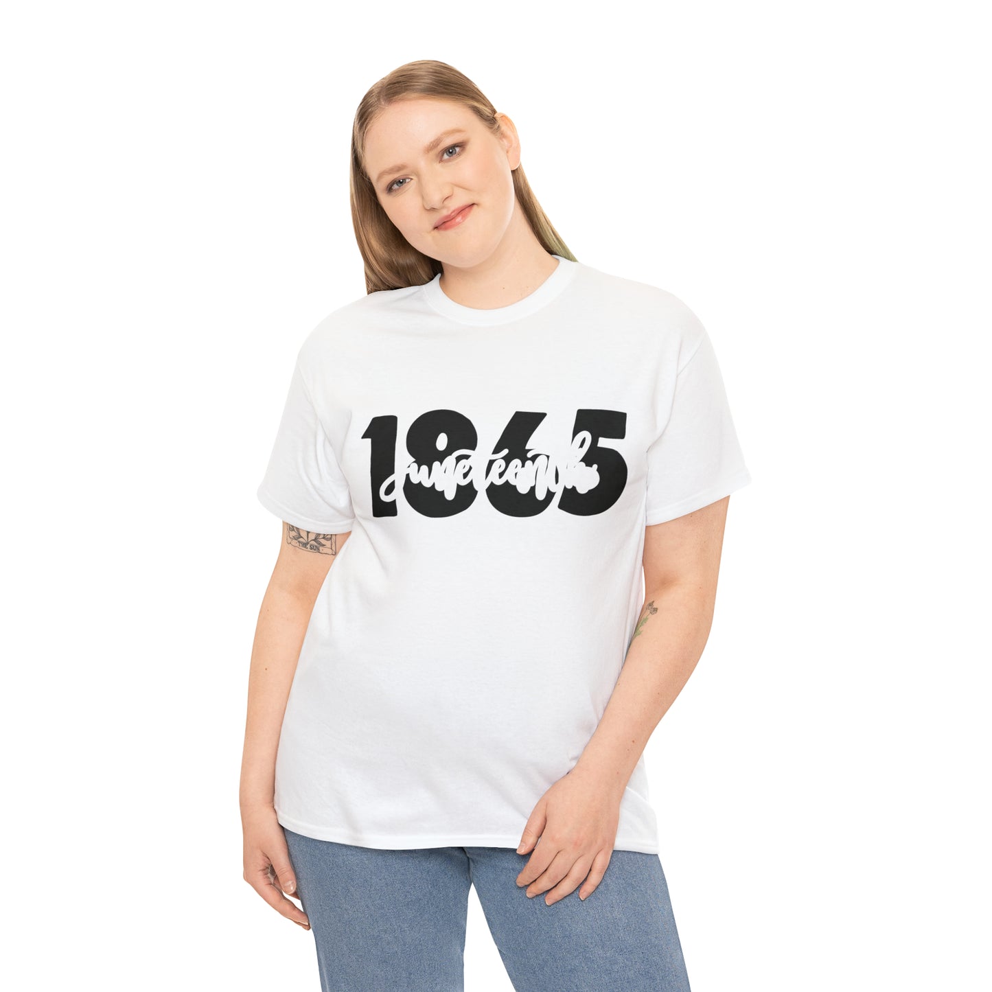 1865 (Vinyl Print-1 Color) Unisex Heavy Cotton Tee