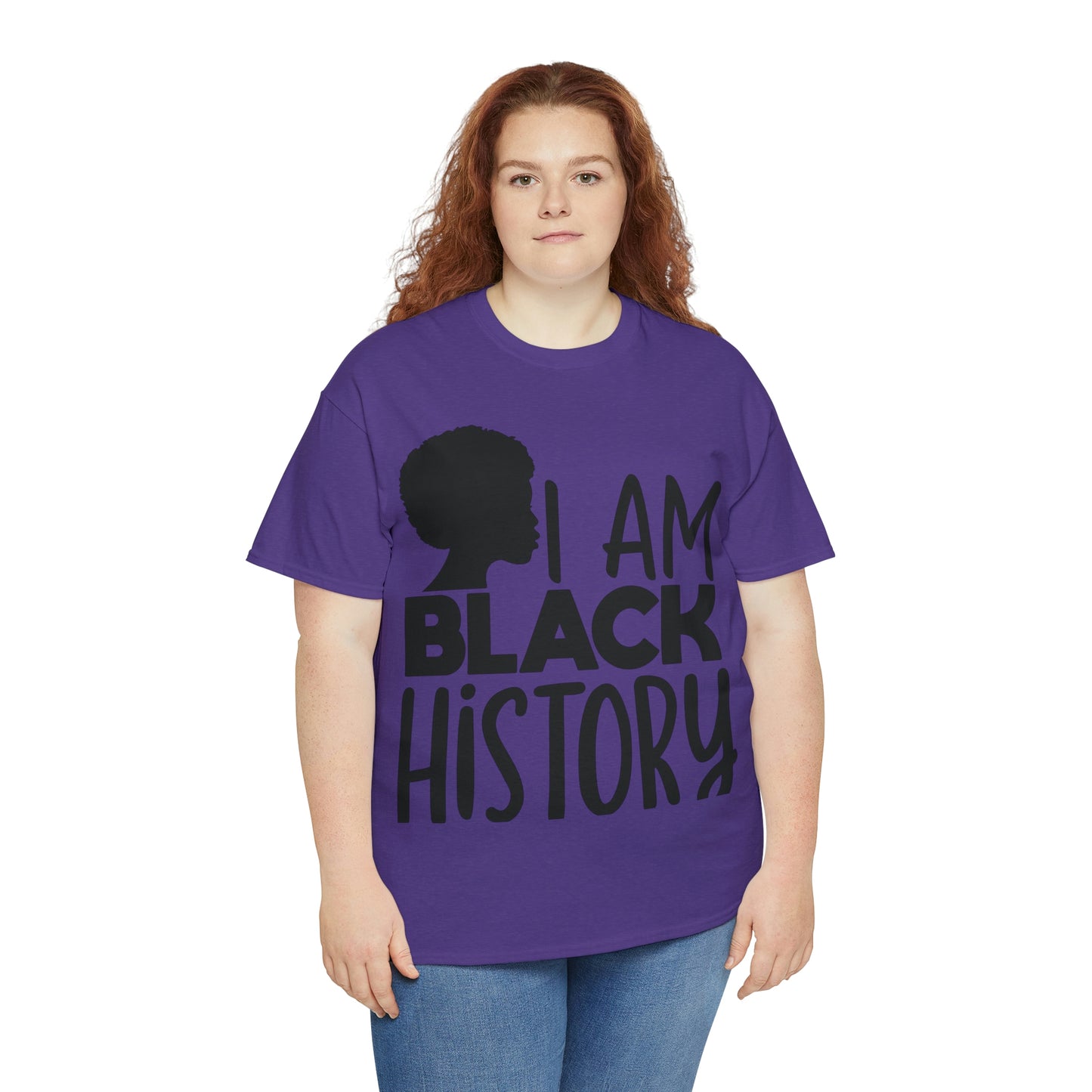 I Am Black History Unisex Heavy Cotton Tee