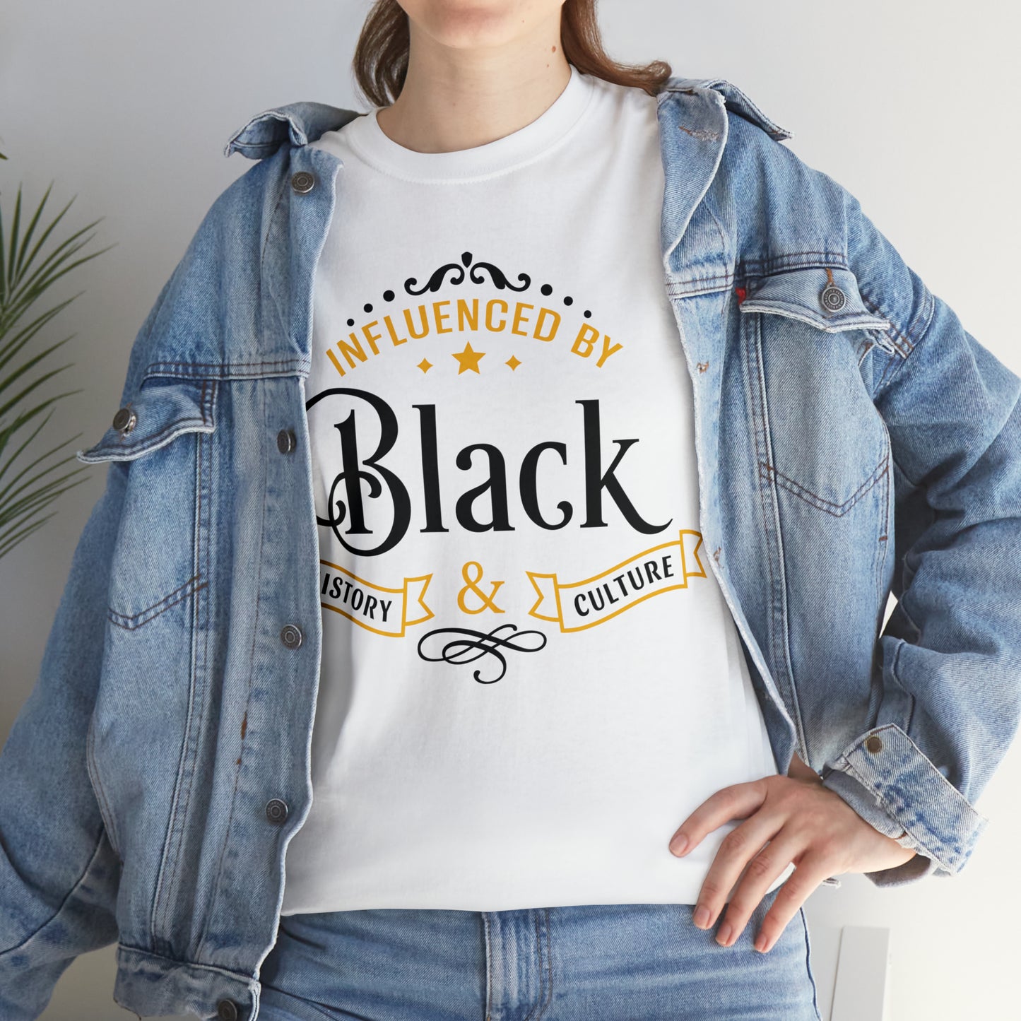 Influenced DTF Print Unisex Heavy Cotton Tee