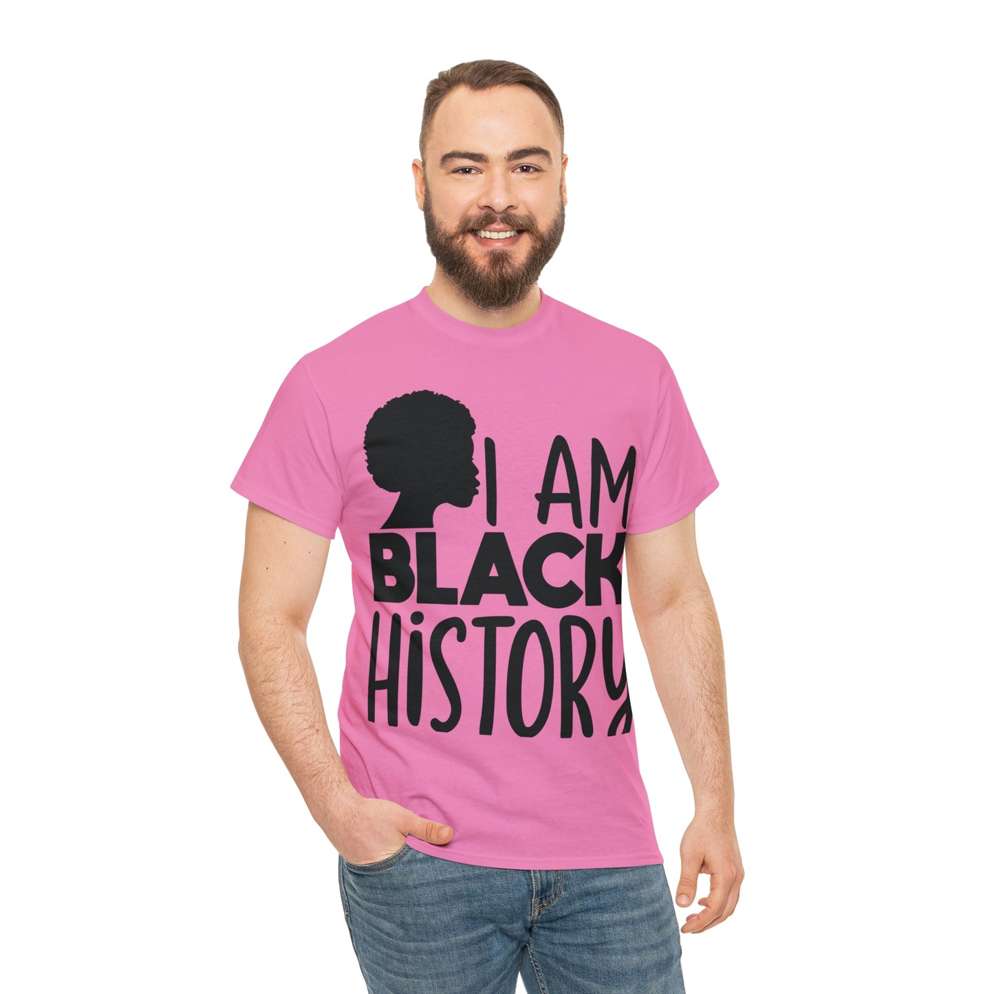 I Am Black History Unisex Heavy Cotton Tee