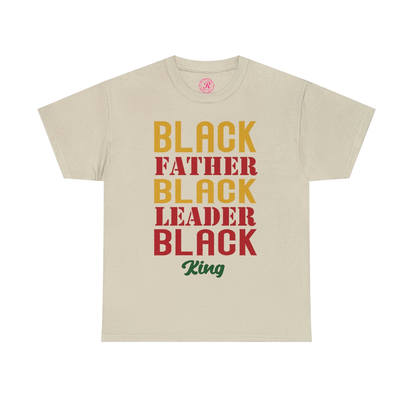 Black Fathers Block Unisex Heavy Cotton Tee