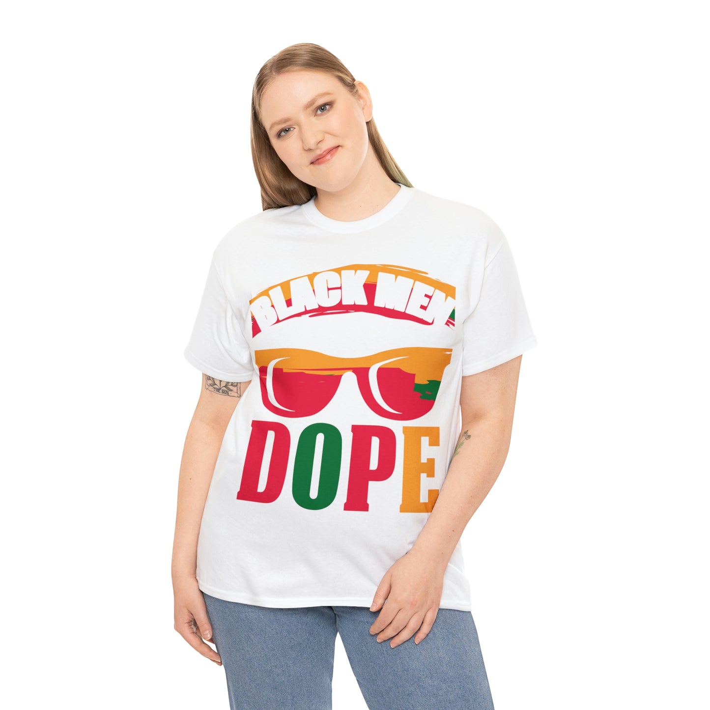 Black Man Dope Unisex Heavy Cotton Tee