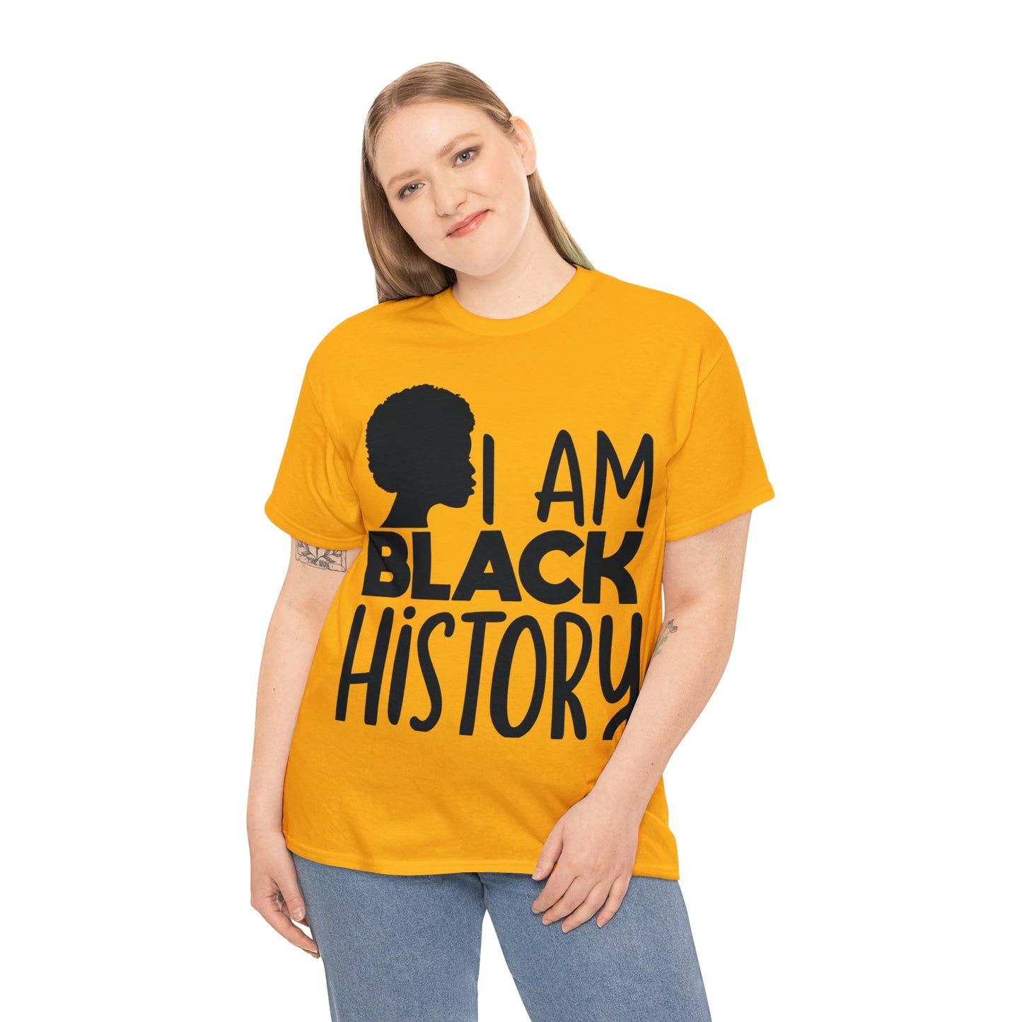 I Am Black History Unisex Heavy Cotton Tee