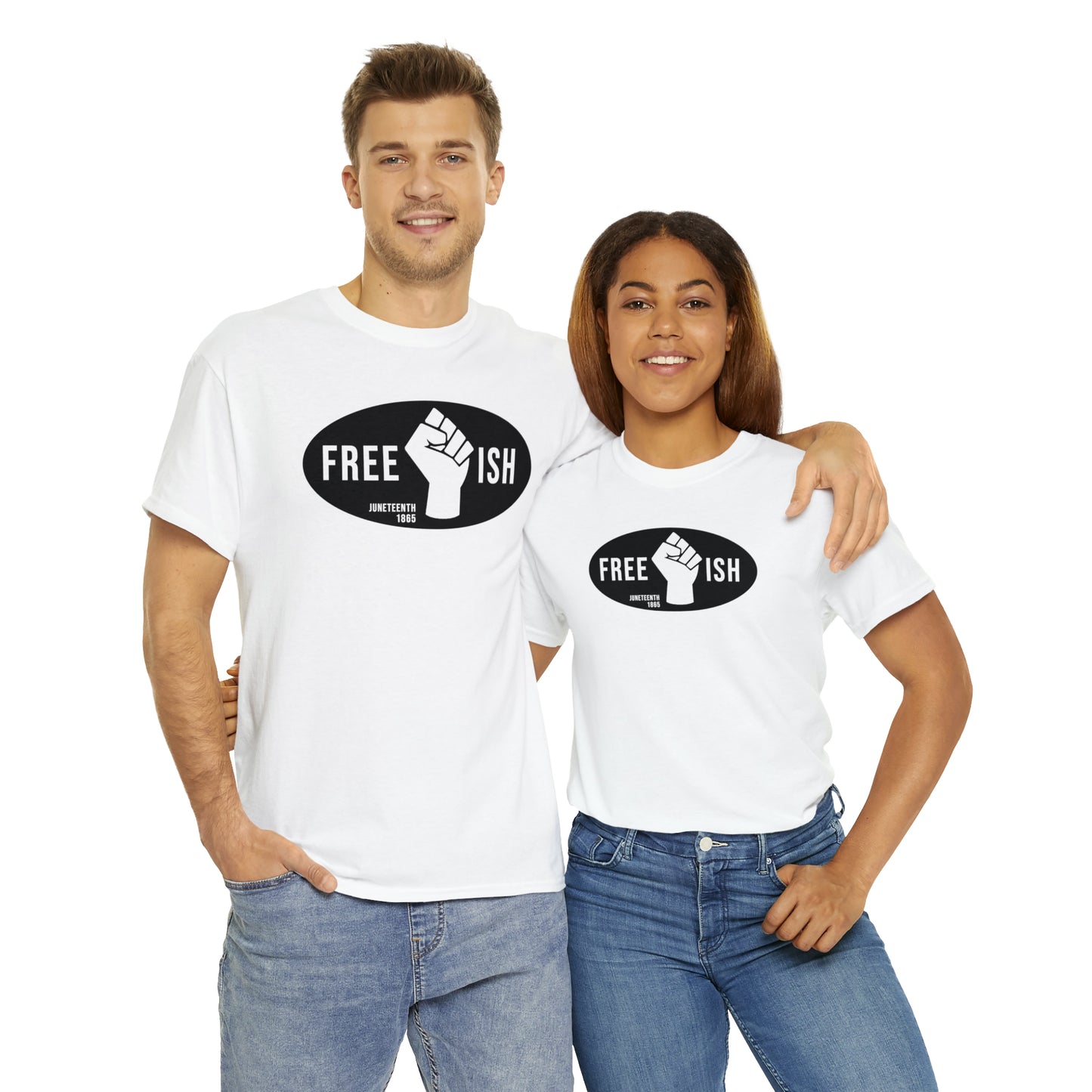 Free-Ish-DTF Print Unisex Heavy Cotton Tee