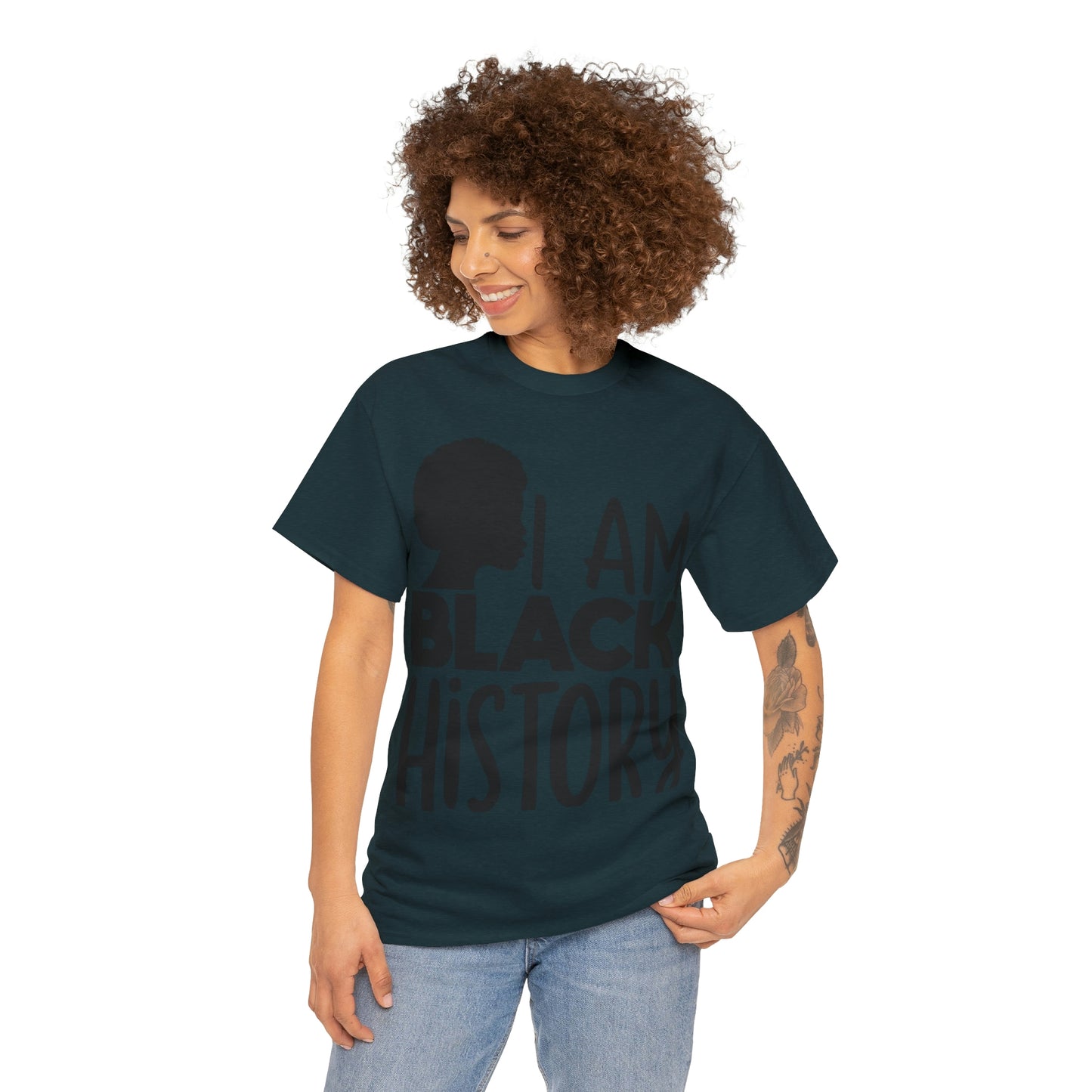 I Am Black History Unisex Heavy Cotton Tee