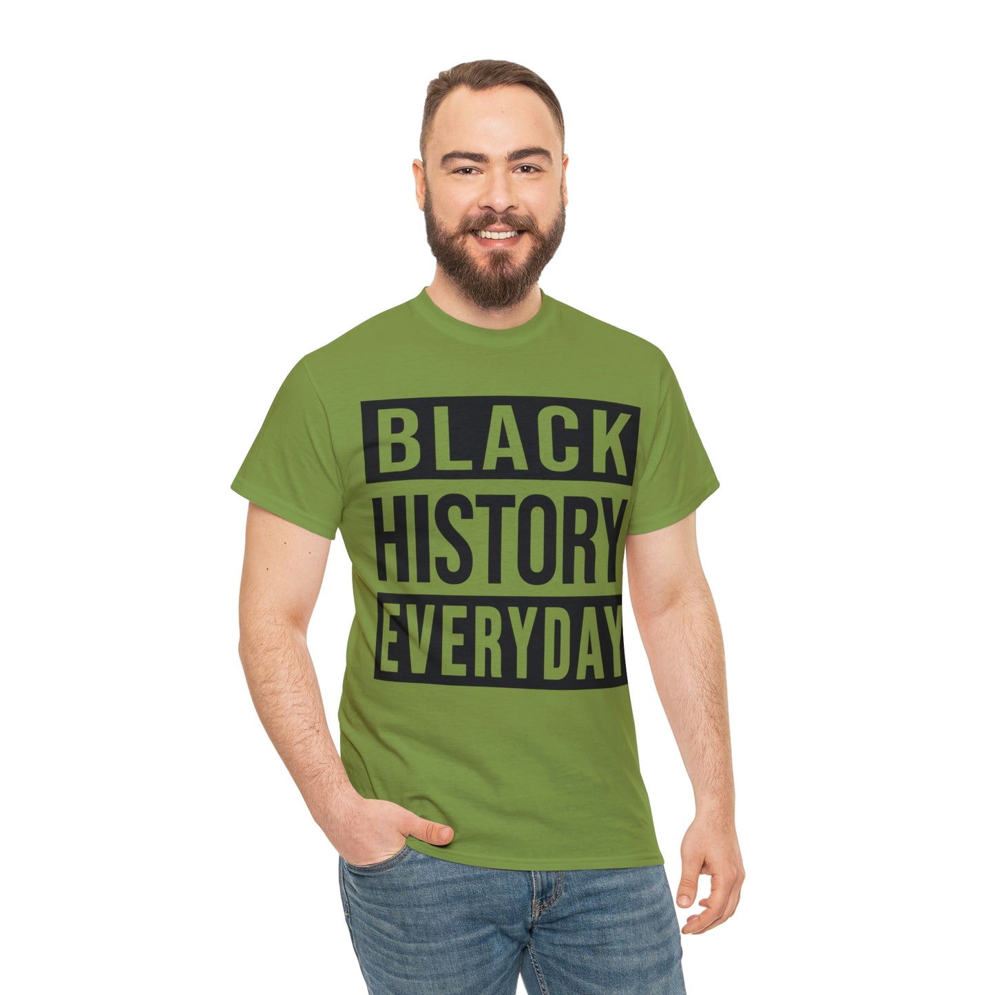 Black History Everyday Unisex Heavy Cotton Tee
