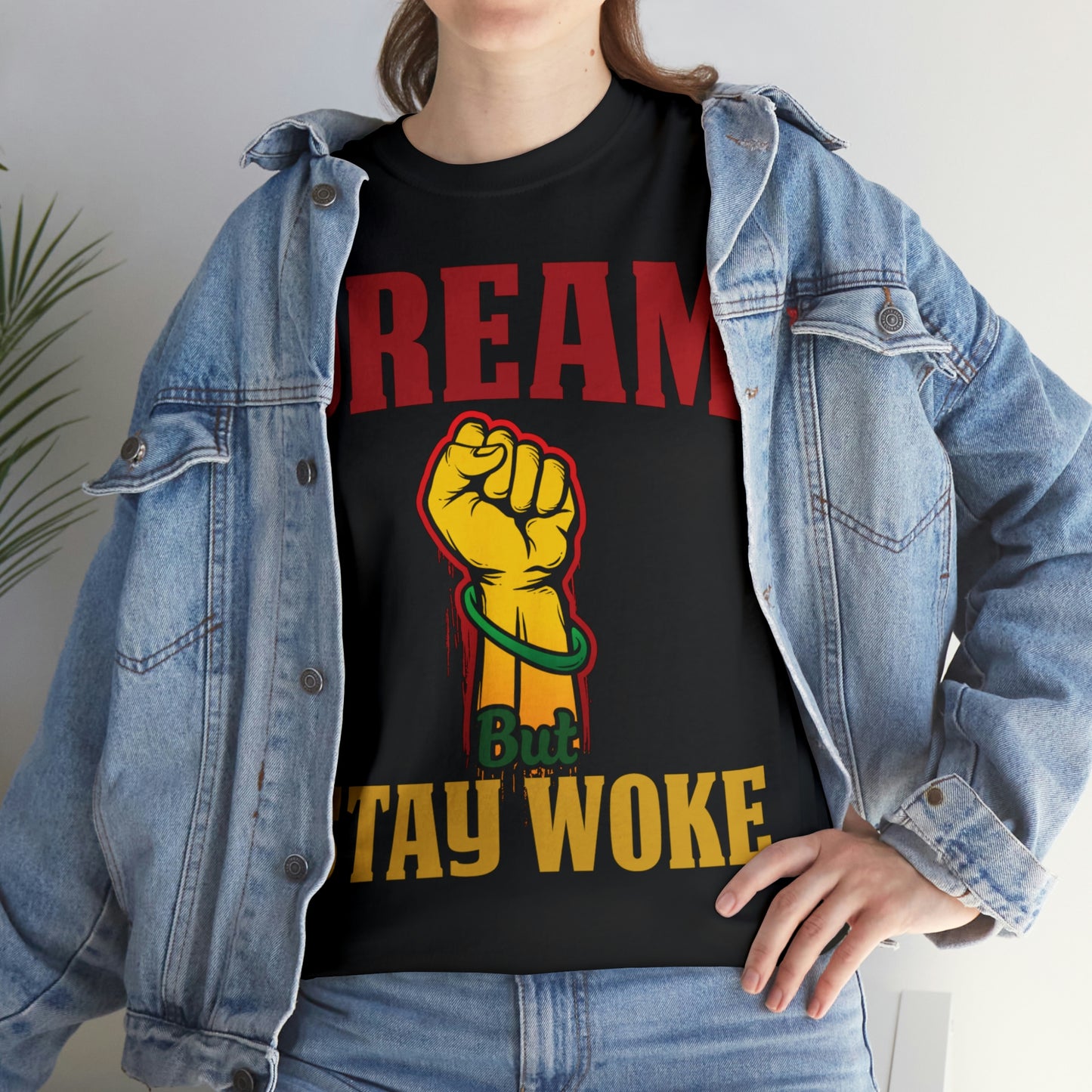 Dream/Woke Unisex Heavy Cotton Tee