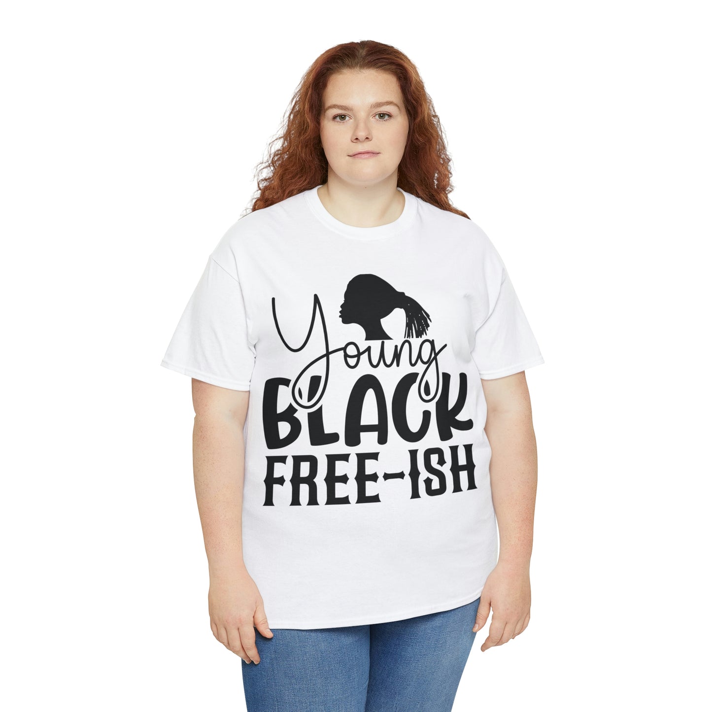 Young Black Unisex Heavy Cotton Tee