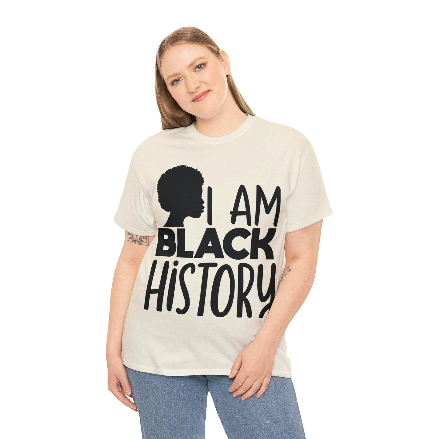 I Am Black History Unisex Heavy Cotton Tee