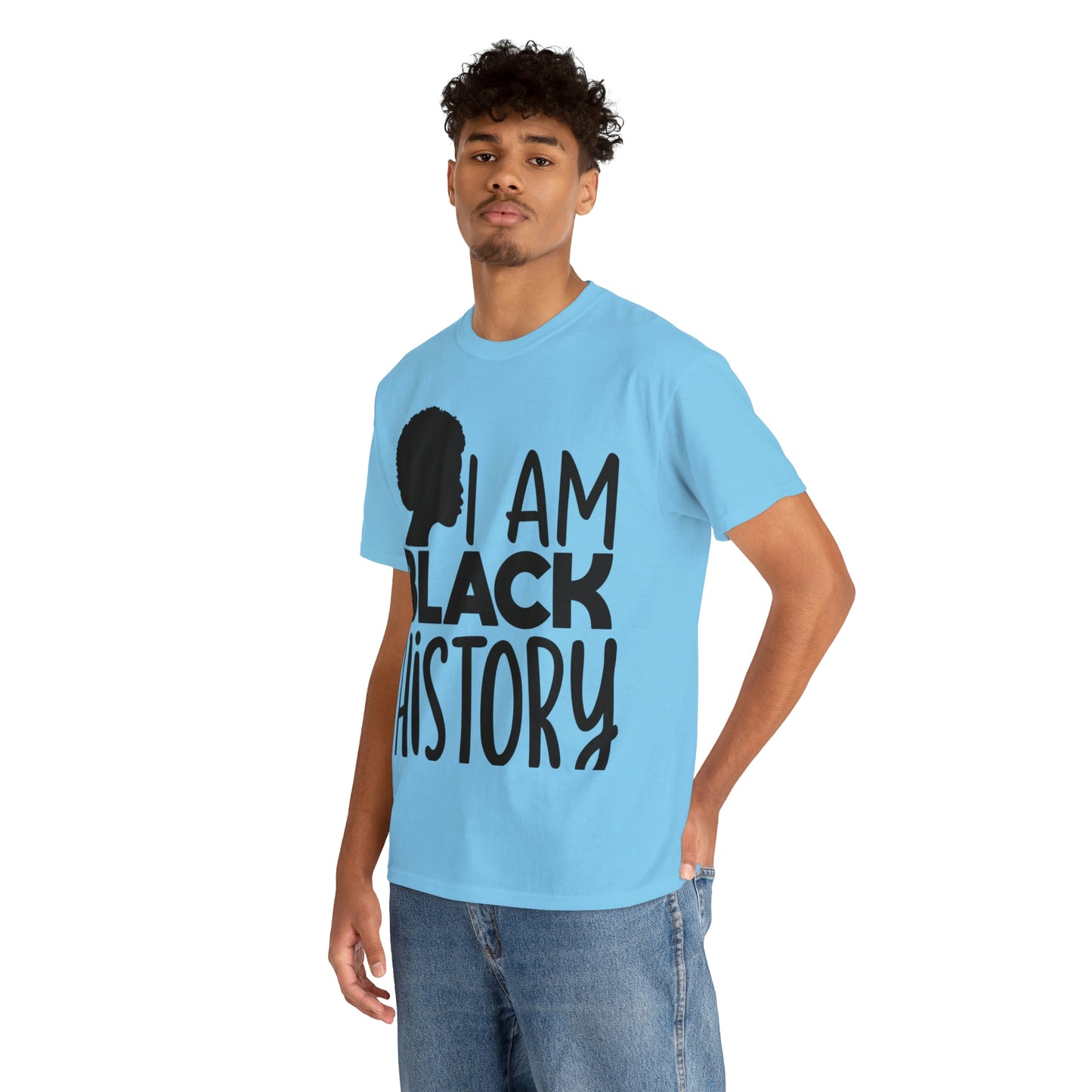 I Am Black History Unisex Heavy Cotton Tee