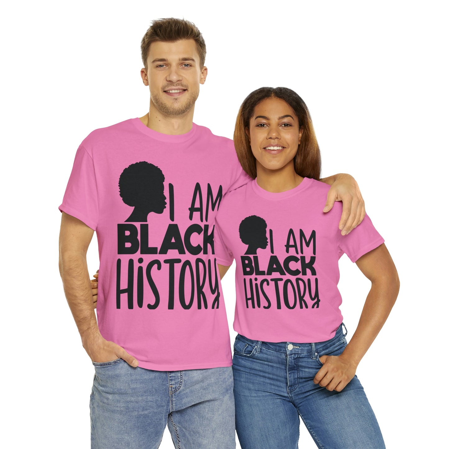 I Am Black History Unisex Heavy Cotton Tee