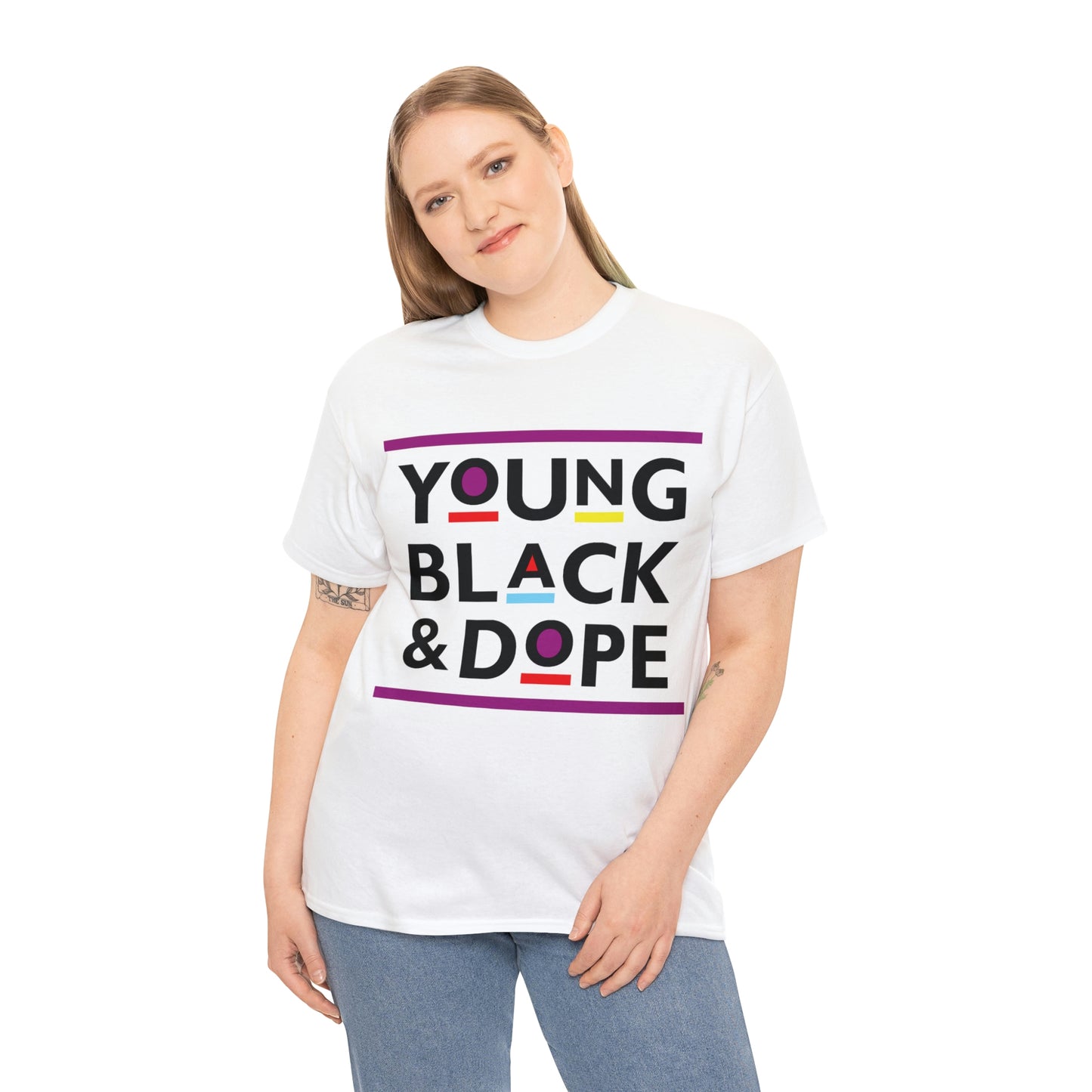 Young black & Dope Unisex Heavy Cotton Tee