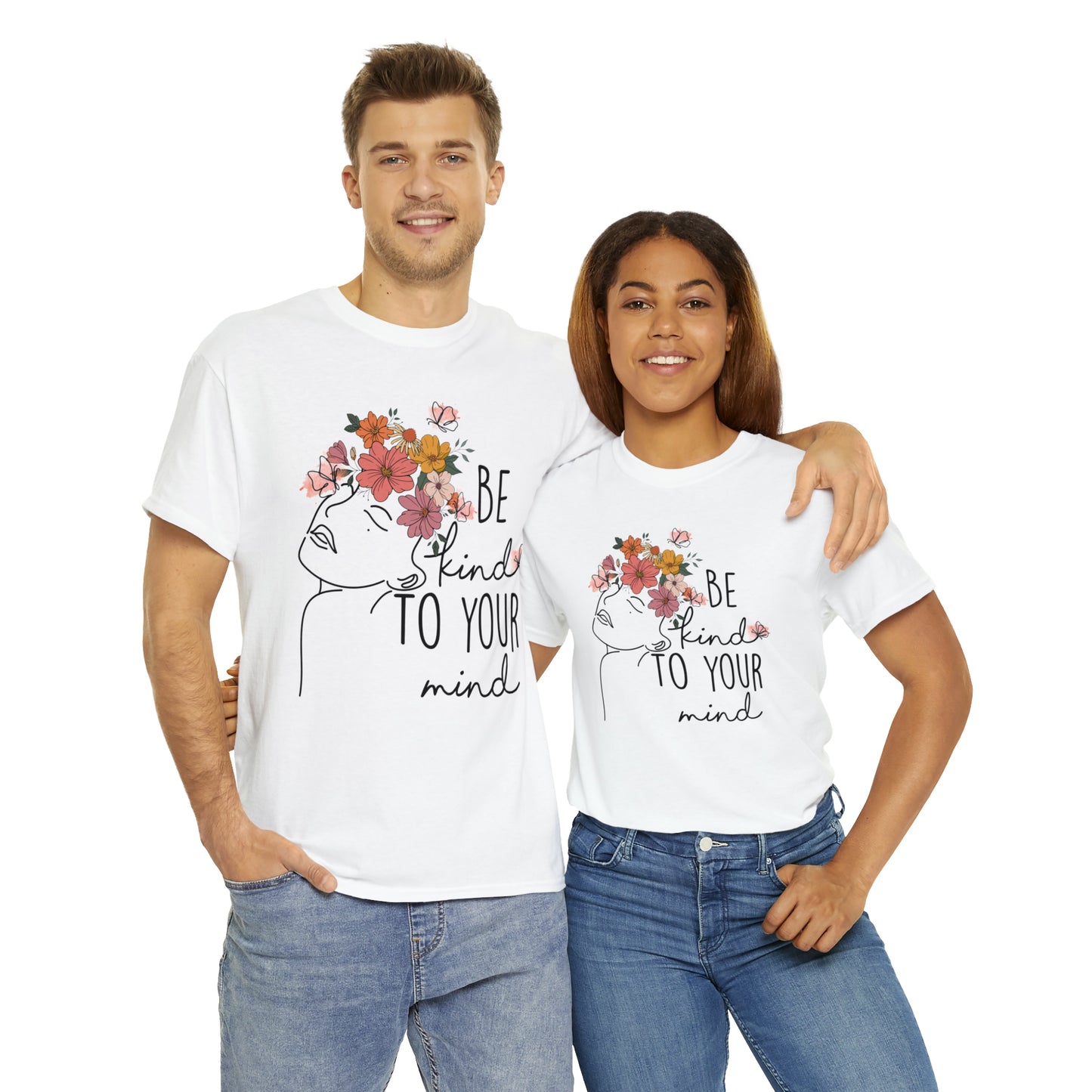 Be Kind to Your Mind Unisex Heavy Cotton Tee
