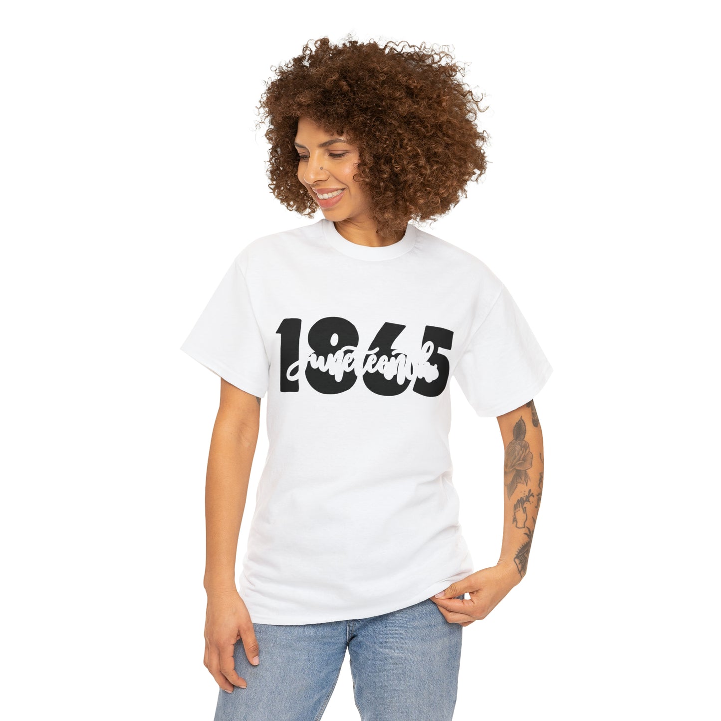 1865 (Vinyl Print-1 Color) Unisex Heavy Cotton Tee