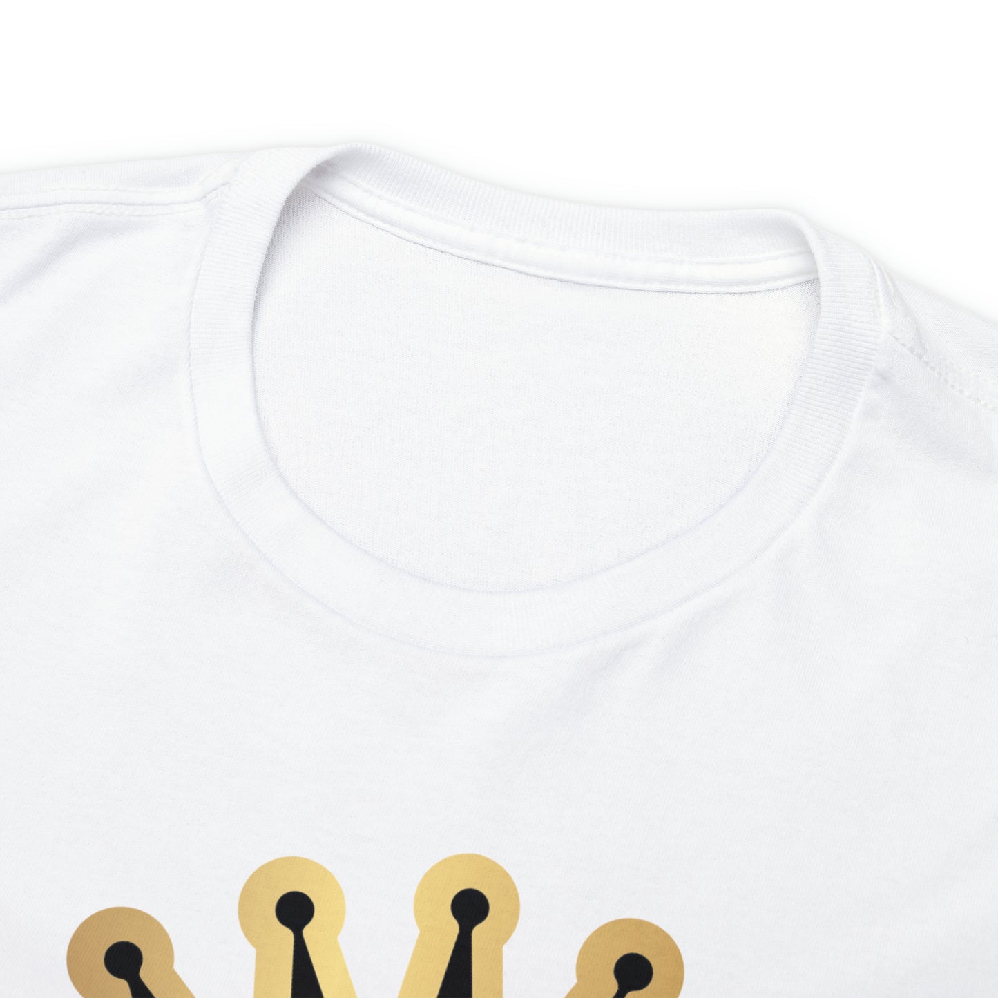 Cancer King (Vinyl Cut-Specialty Foil) Print Unisex Heavy Cotton Tee