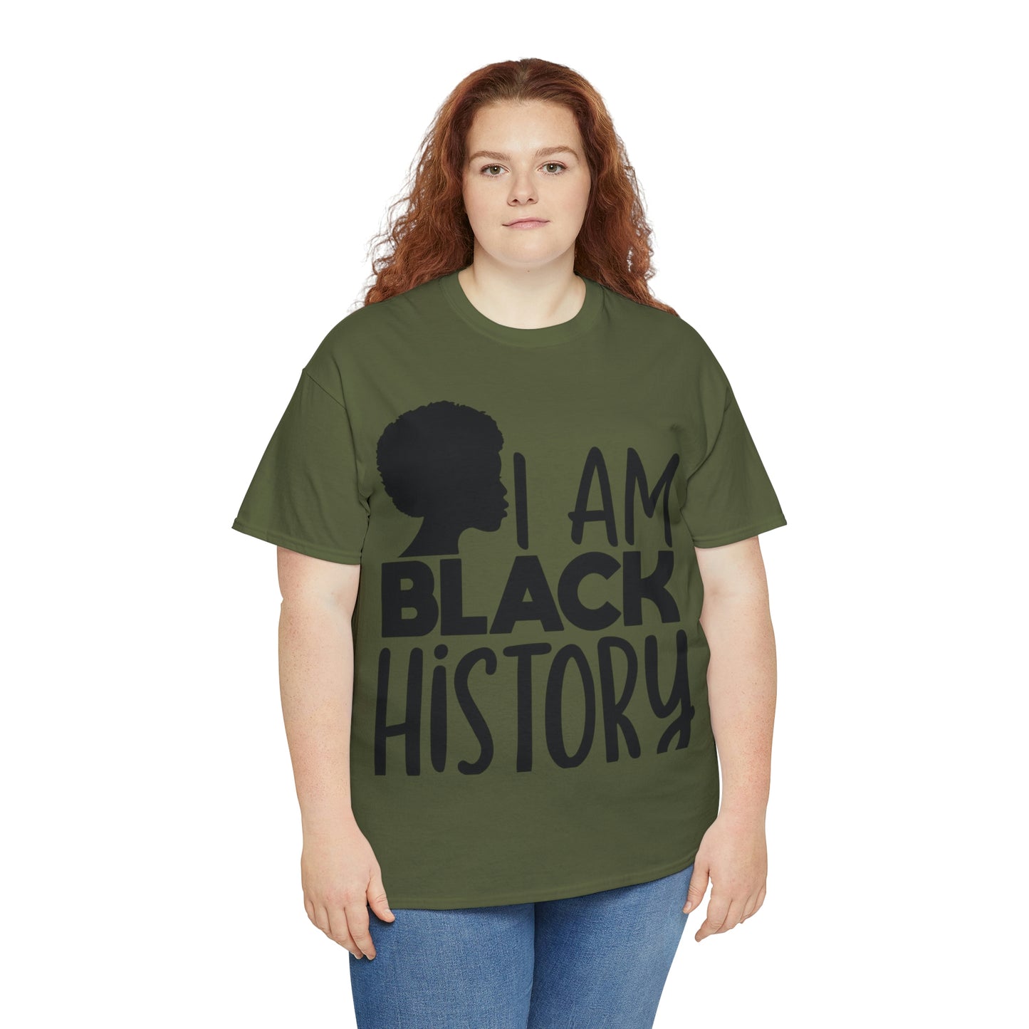 I Am Black History Unisex Heavy Cotton Tee