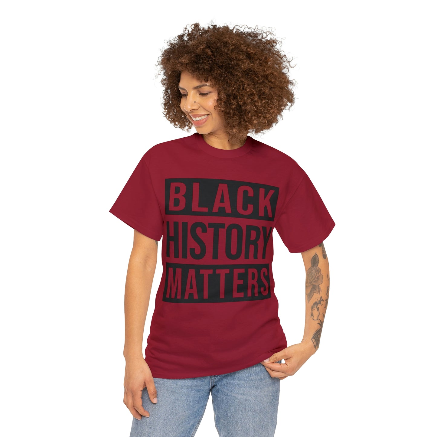 Black History Matters Unisex Heavy Cotton Tee