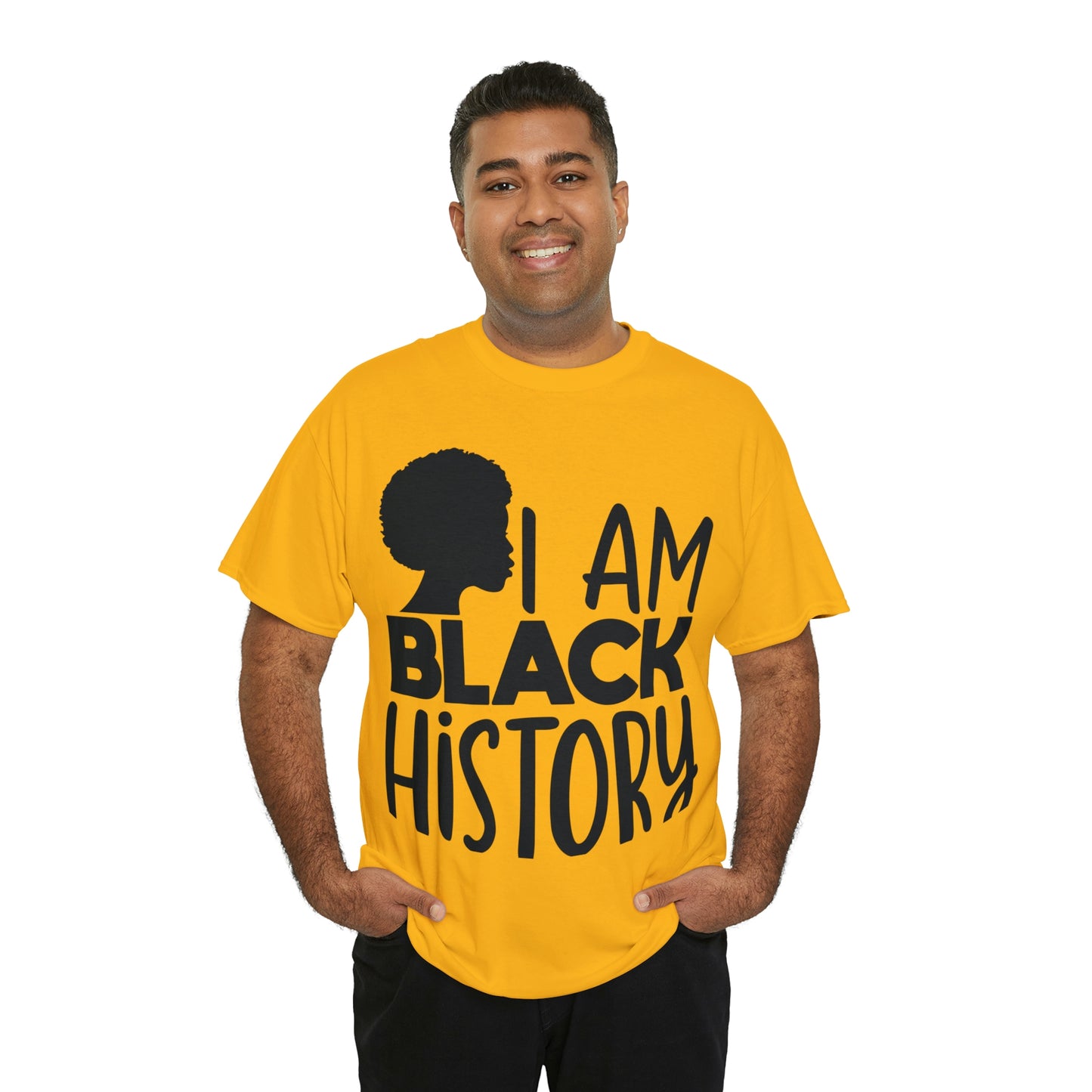 I Am Black History Unisex Heavy Cotton Tee