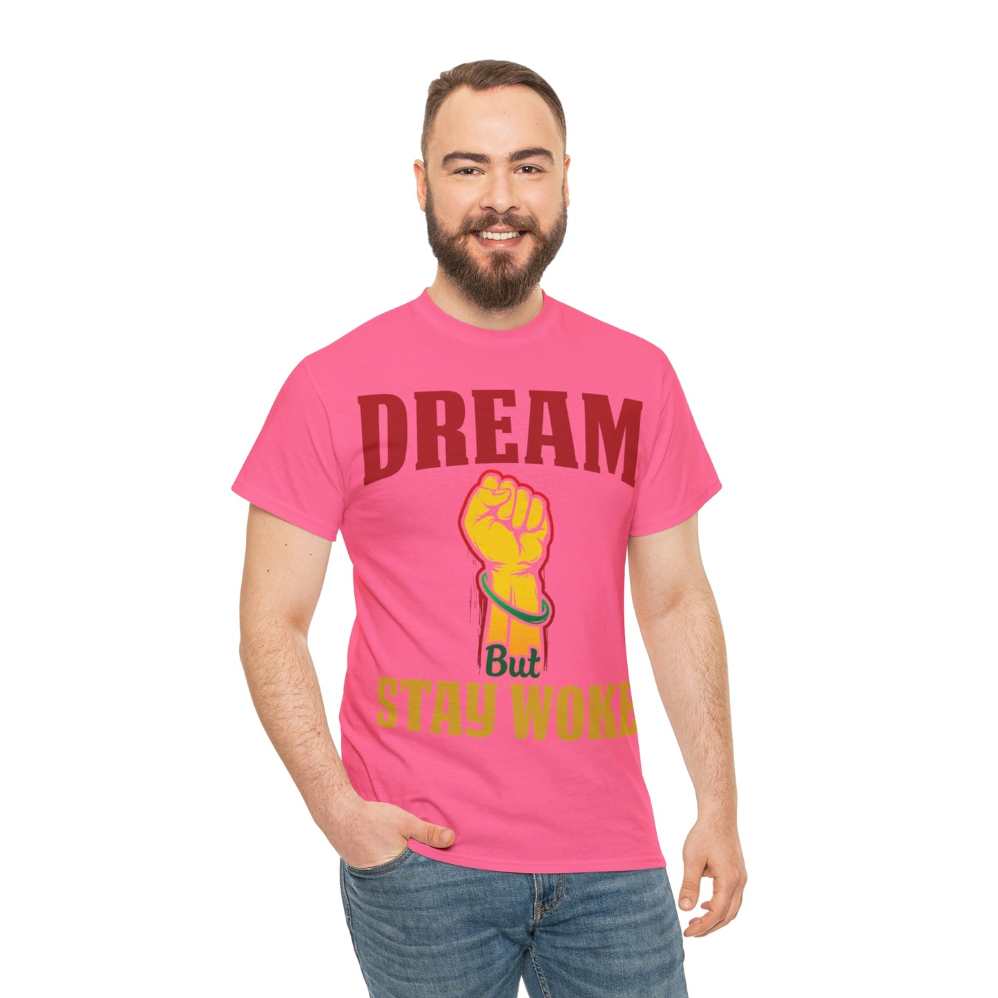 Dream/Woke Unisex Heavy Cotton Tee