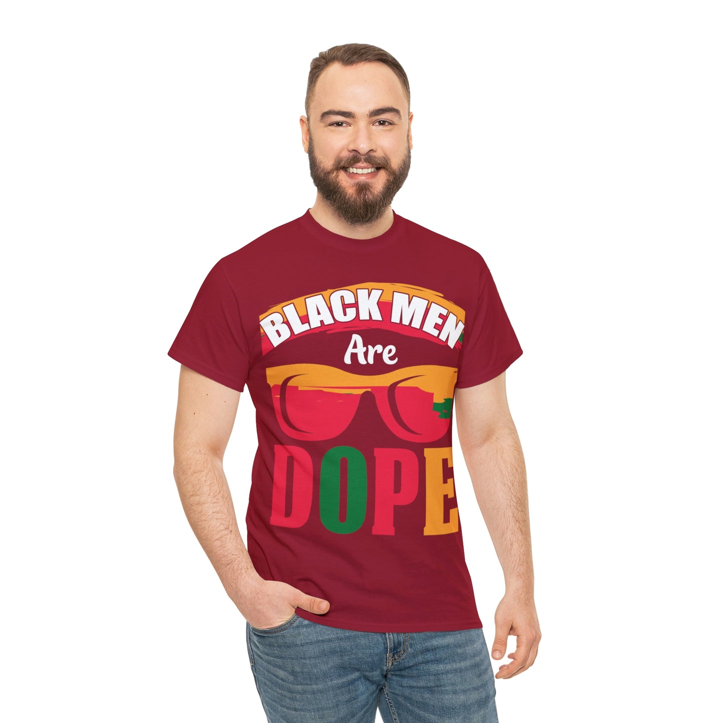 Black Man Dope Unisex Heavy Cotton Tee