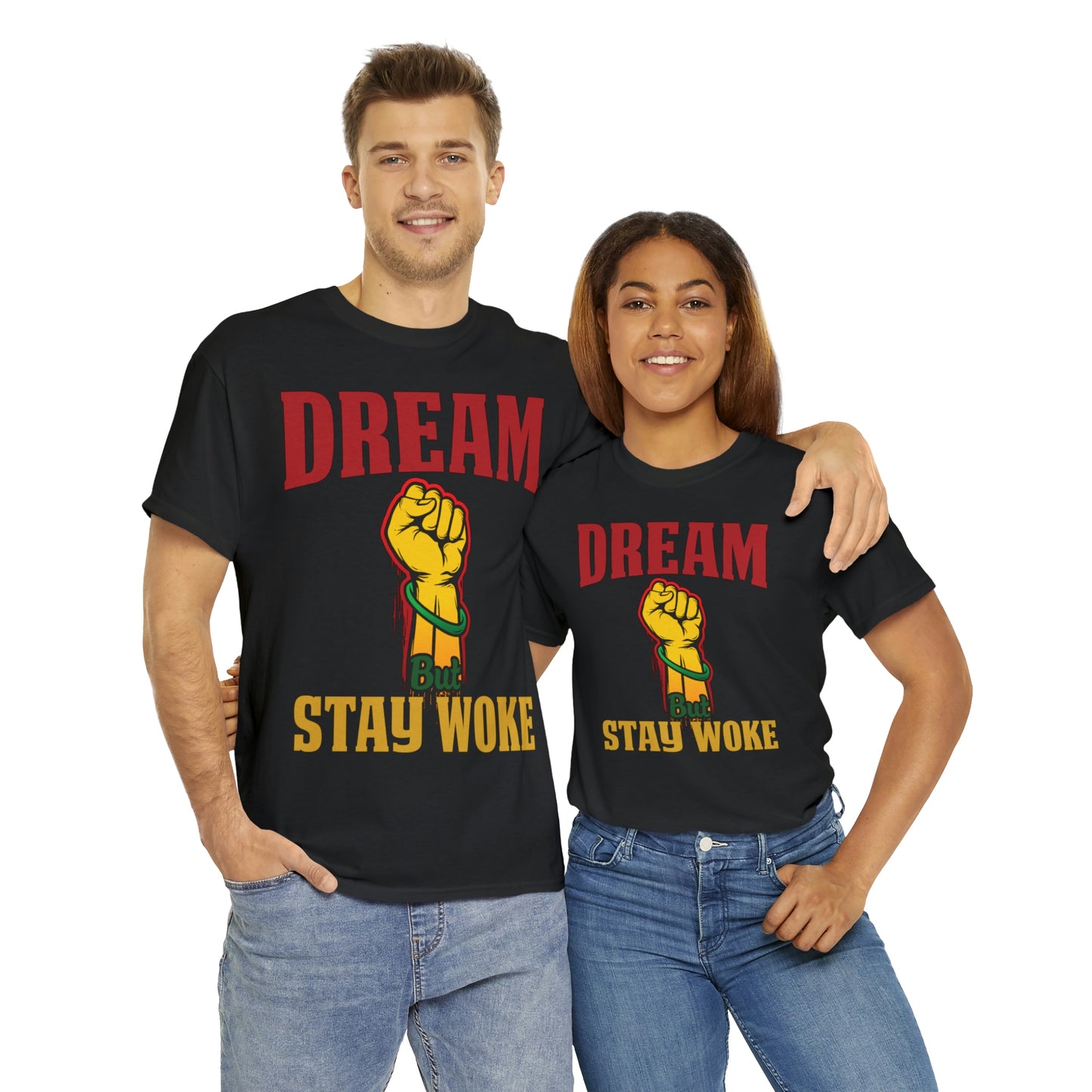 Dream/Woke Unisex Heavy Cotton Tee