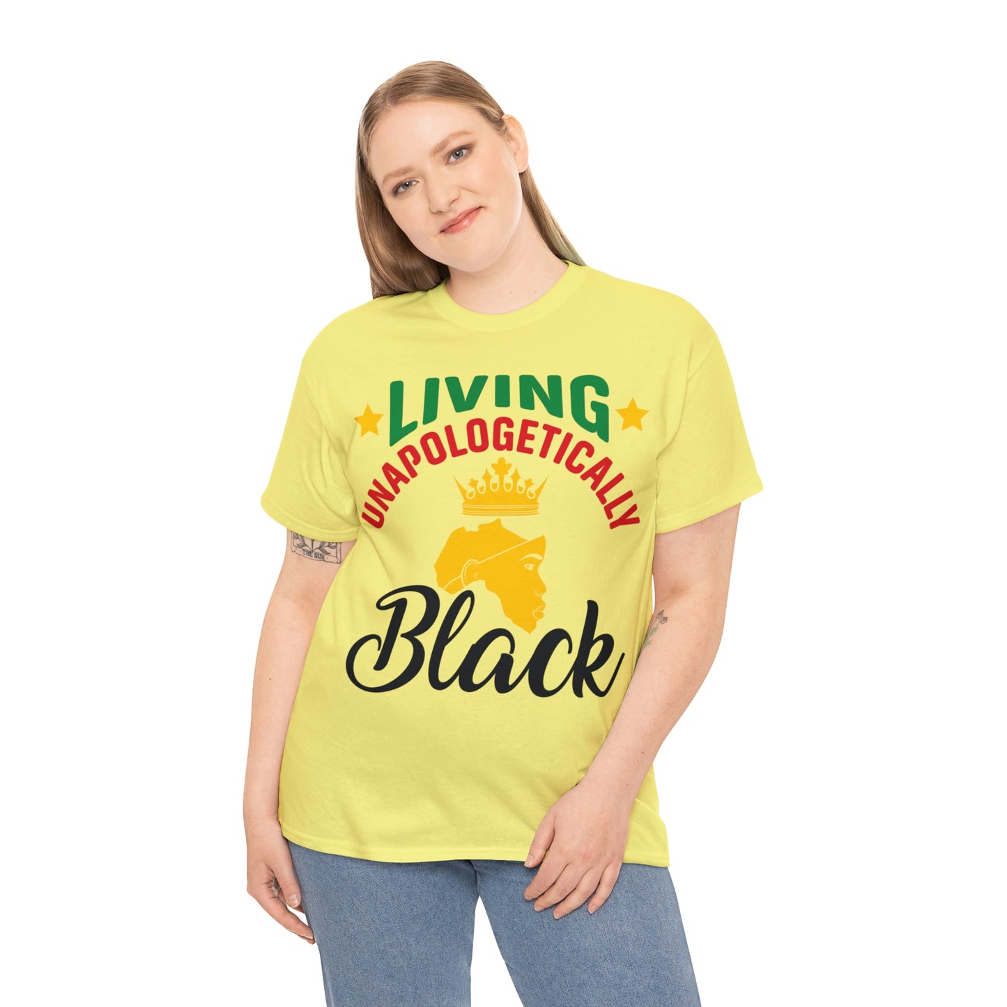 Living Unapologetically Unisex Heavy Cotton Tee