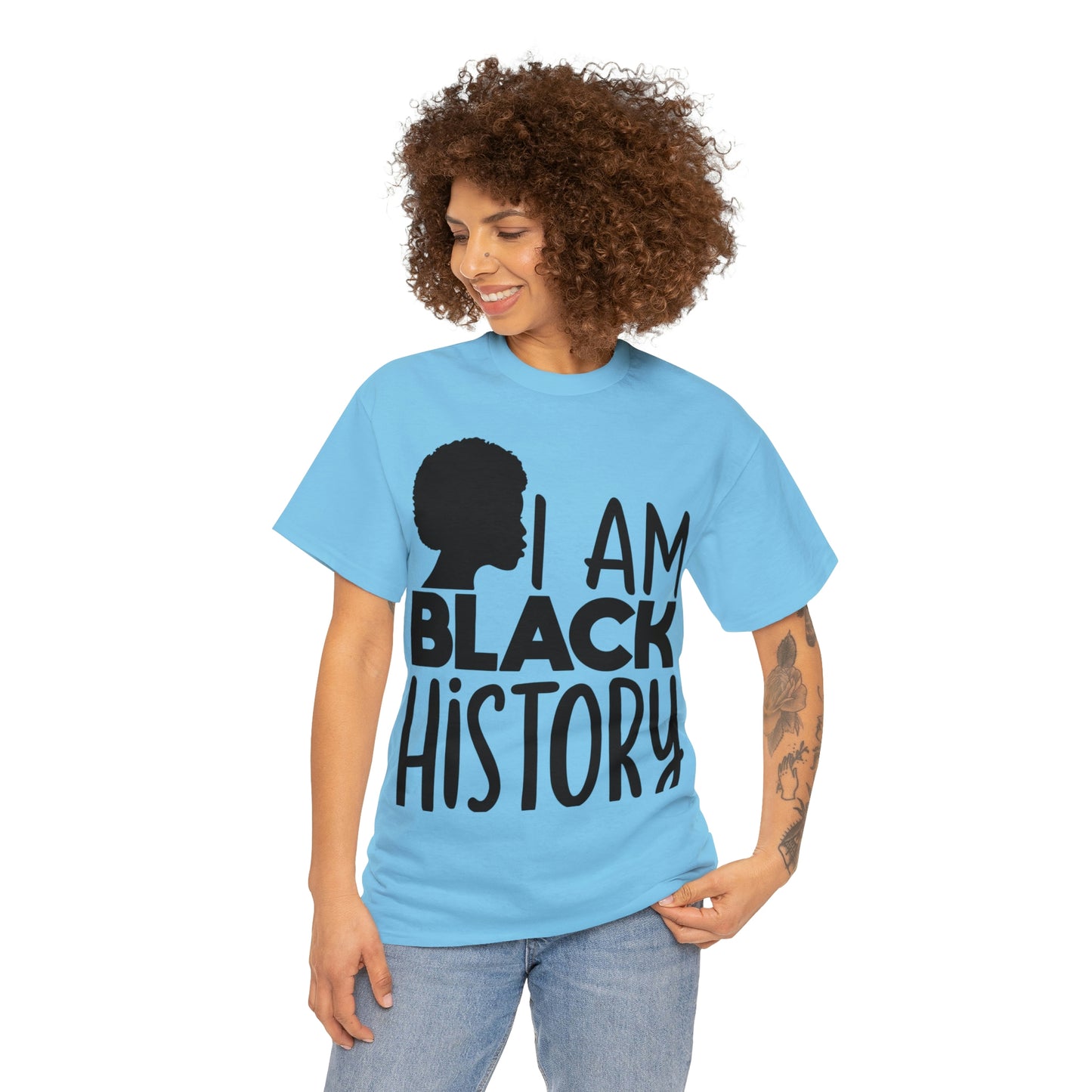 I Am Black History Unisex Heavy Cotton Tee