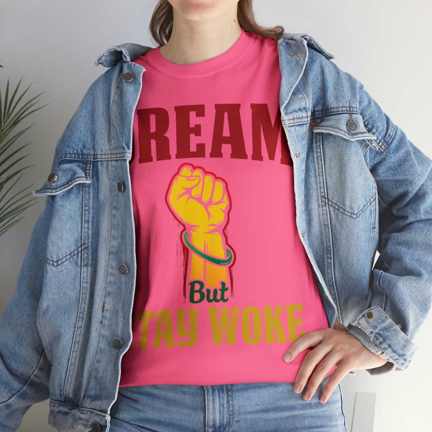 Dream/Woke Unisex Heavy Cotton Tee