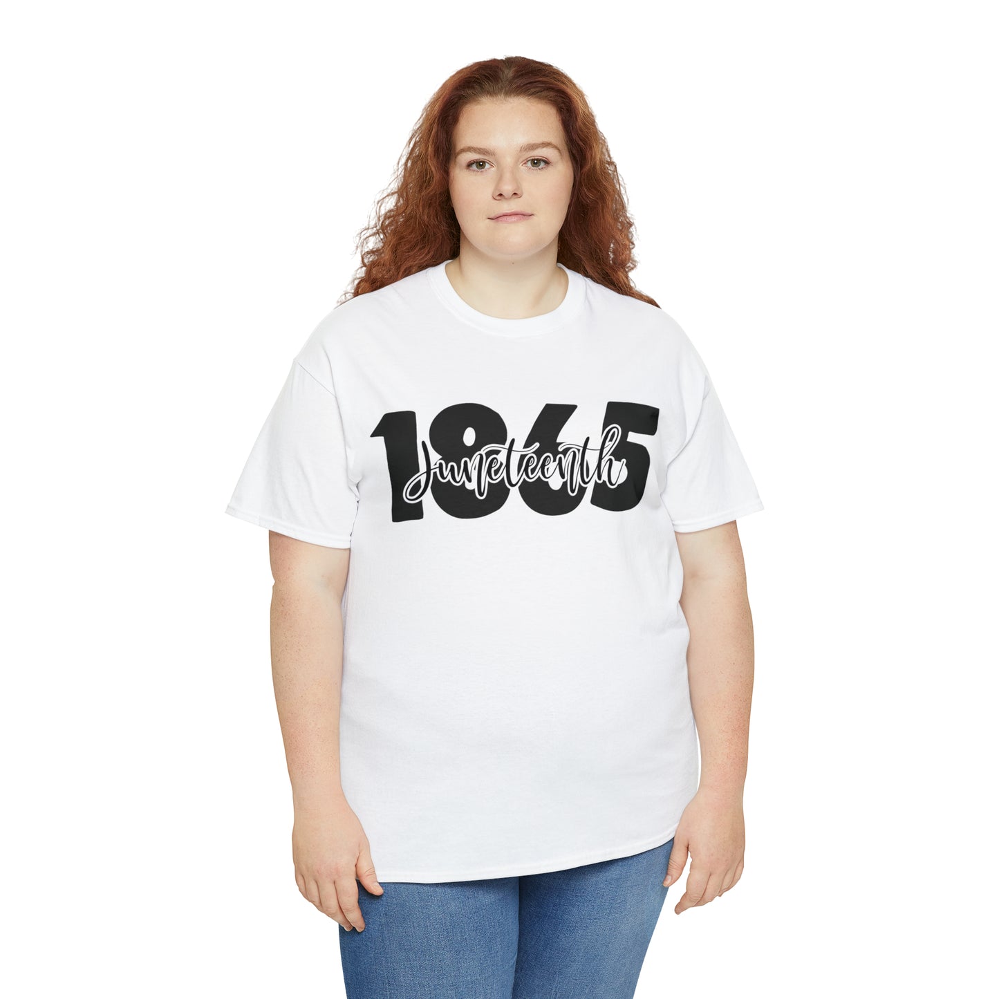 1865 (Vinyl Print-1 Color) Unisex Heavy Cotton Tee
