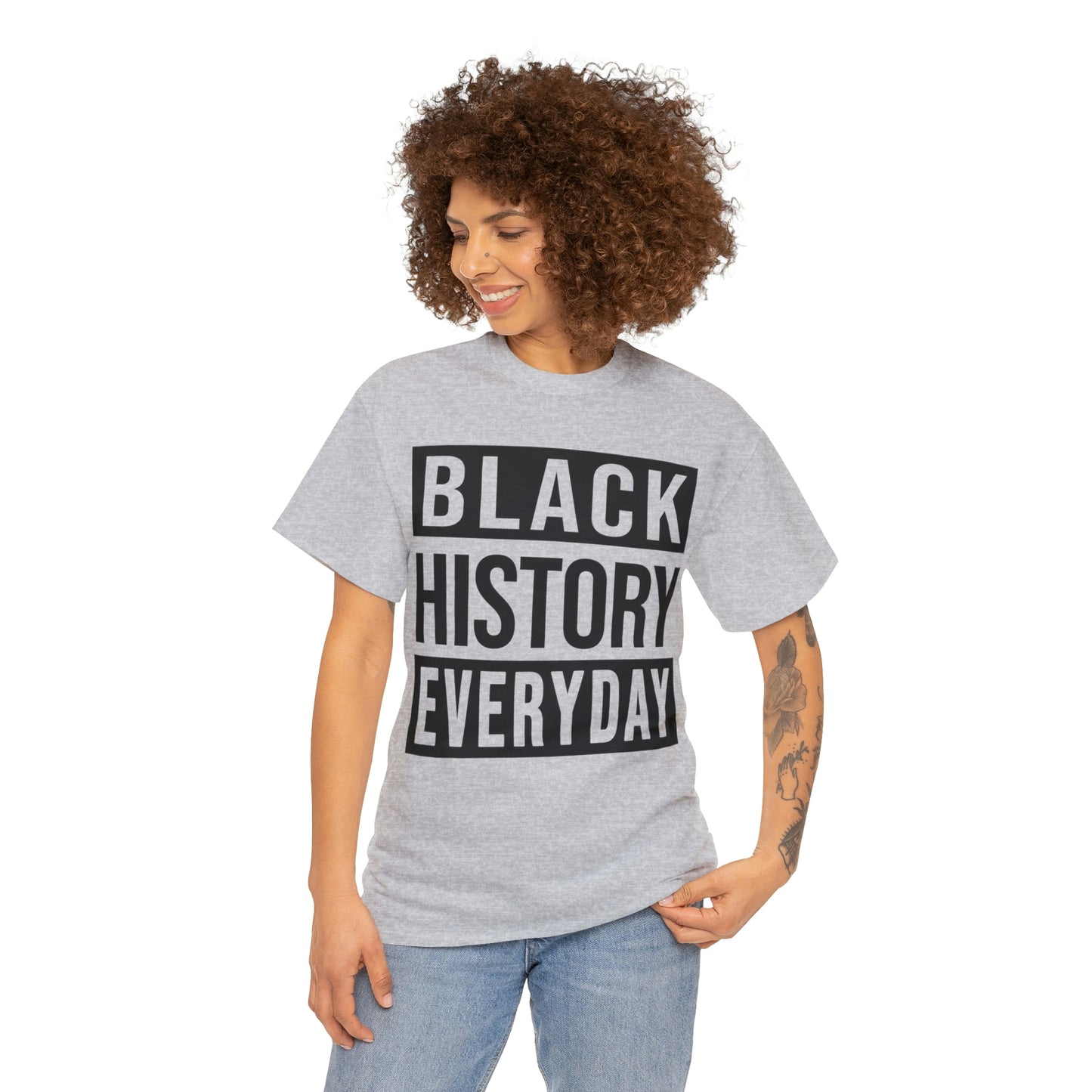 Black History Everyday Unisex Heavy Cotton Tee