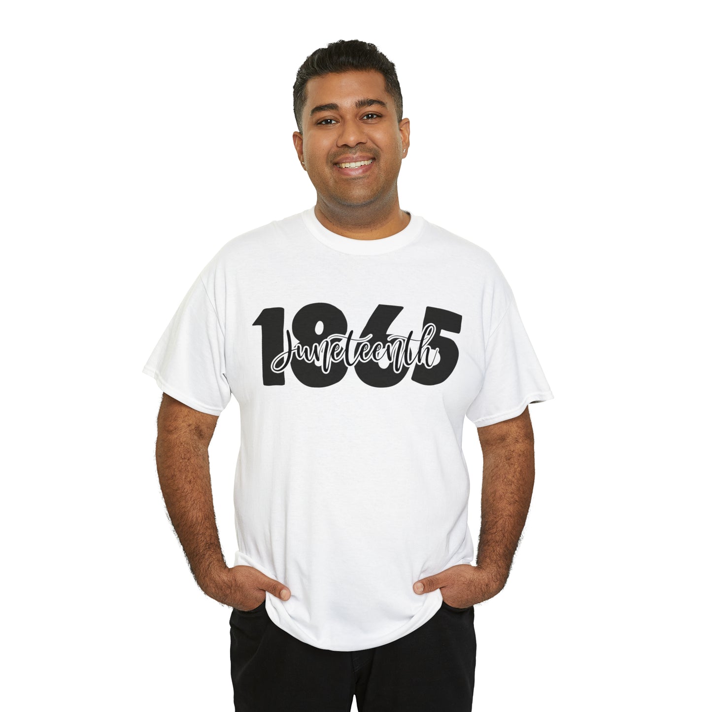 1865 (Vinyl Print-1 Color) Unisex Heavy Cotton Tee