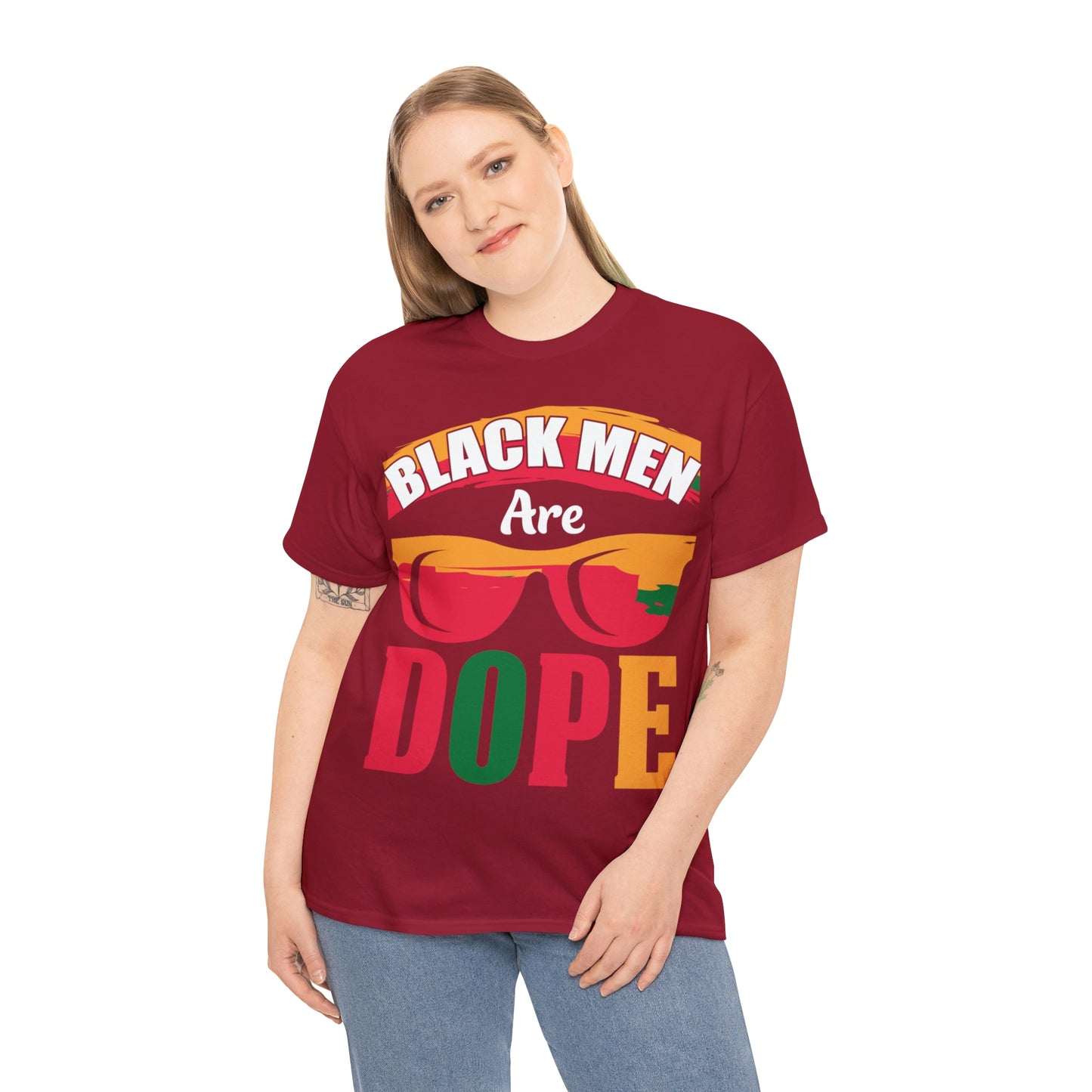 Black Man Dope Unisex Heavy Cotton Tee