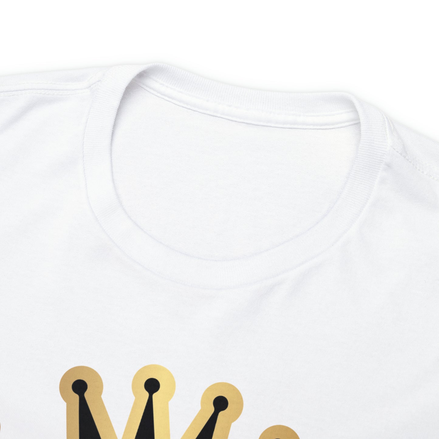 Virgo King DTF Print Unisex Heavy Cotton Tee
