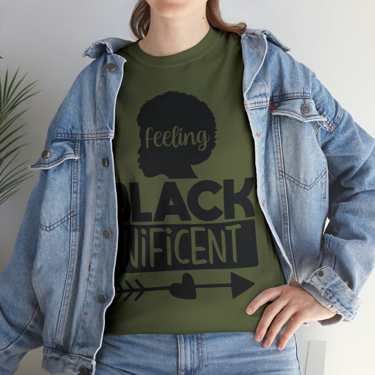 Feeling Blacknificent Unisex Heavy Cotton Tee