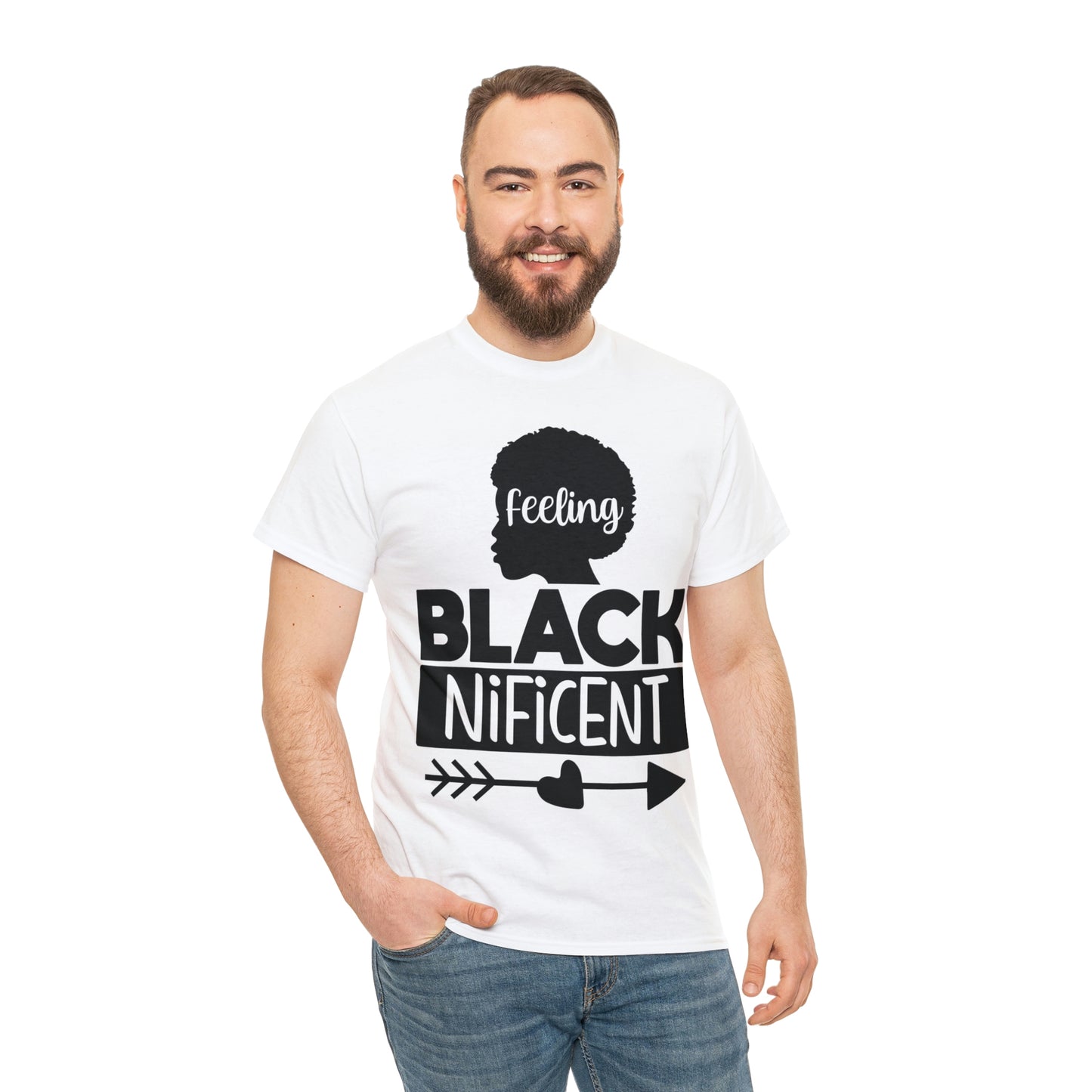 Feeling Blacknificent Unisex Heavy Cotton Tee
