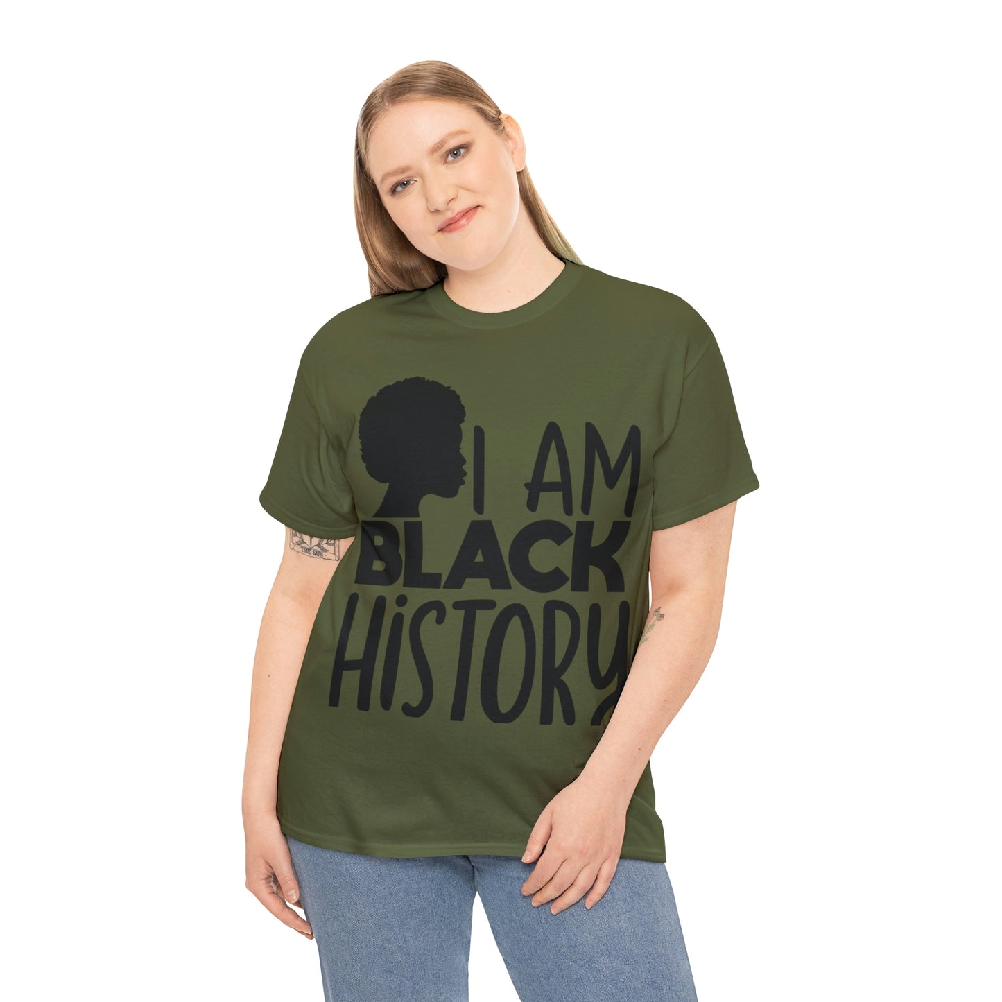 I Am Black History Unisex Heavy Cotton Tee