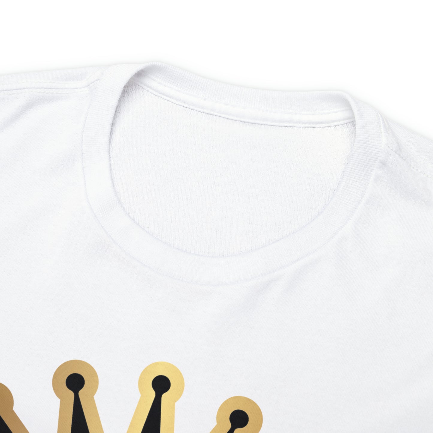 Gemini King (Vinyl Cut-Specialty Foil) Print Unisex Heavy Cotton Tee