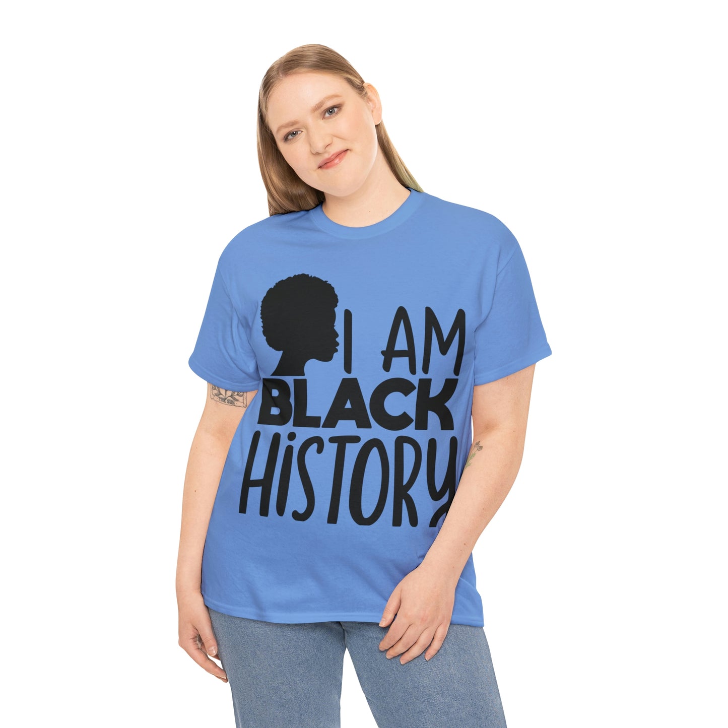 I Am Black History Unisex Heavy Cotton Tee