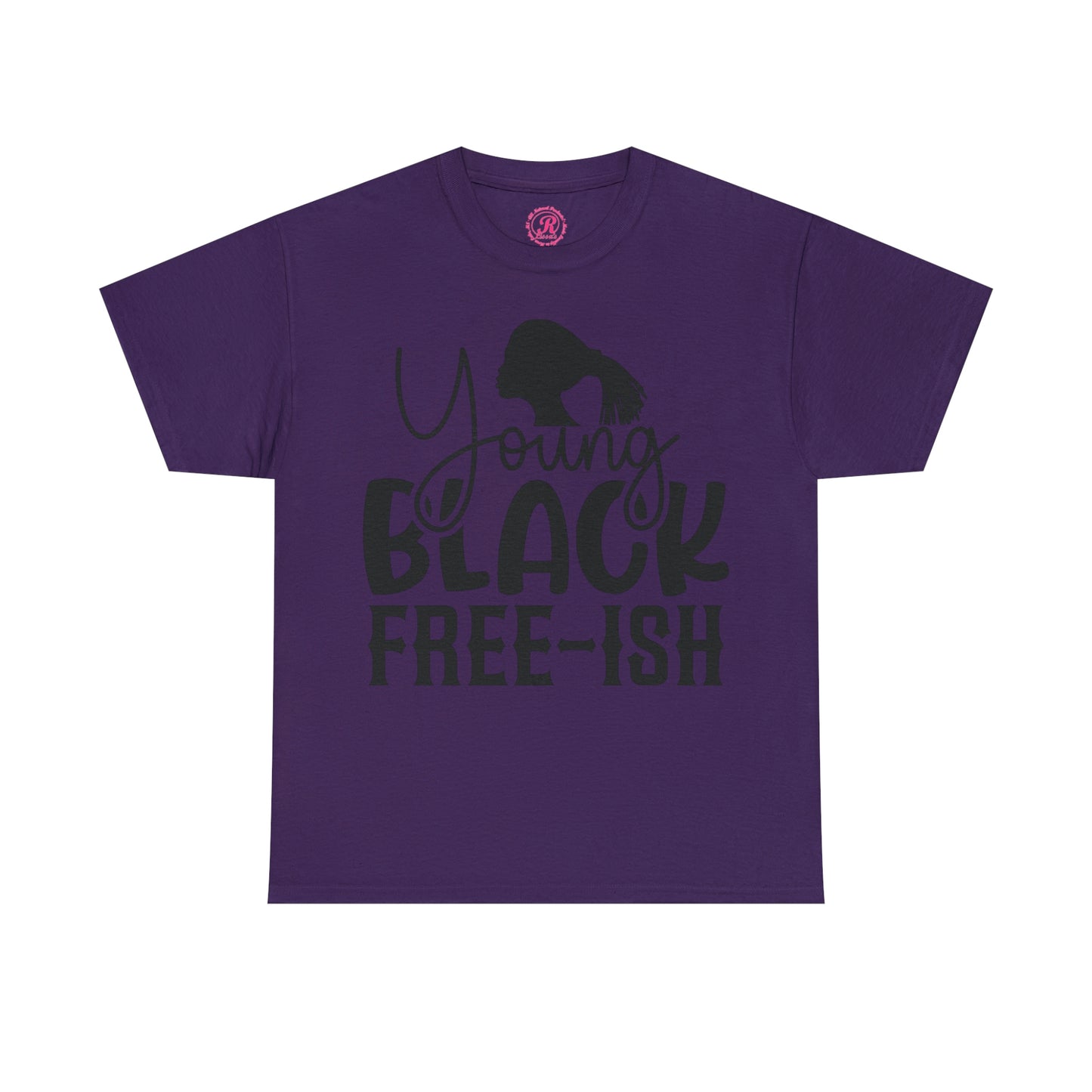 Young Black Unisex Heavy Cotton Tee