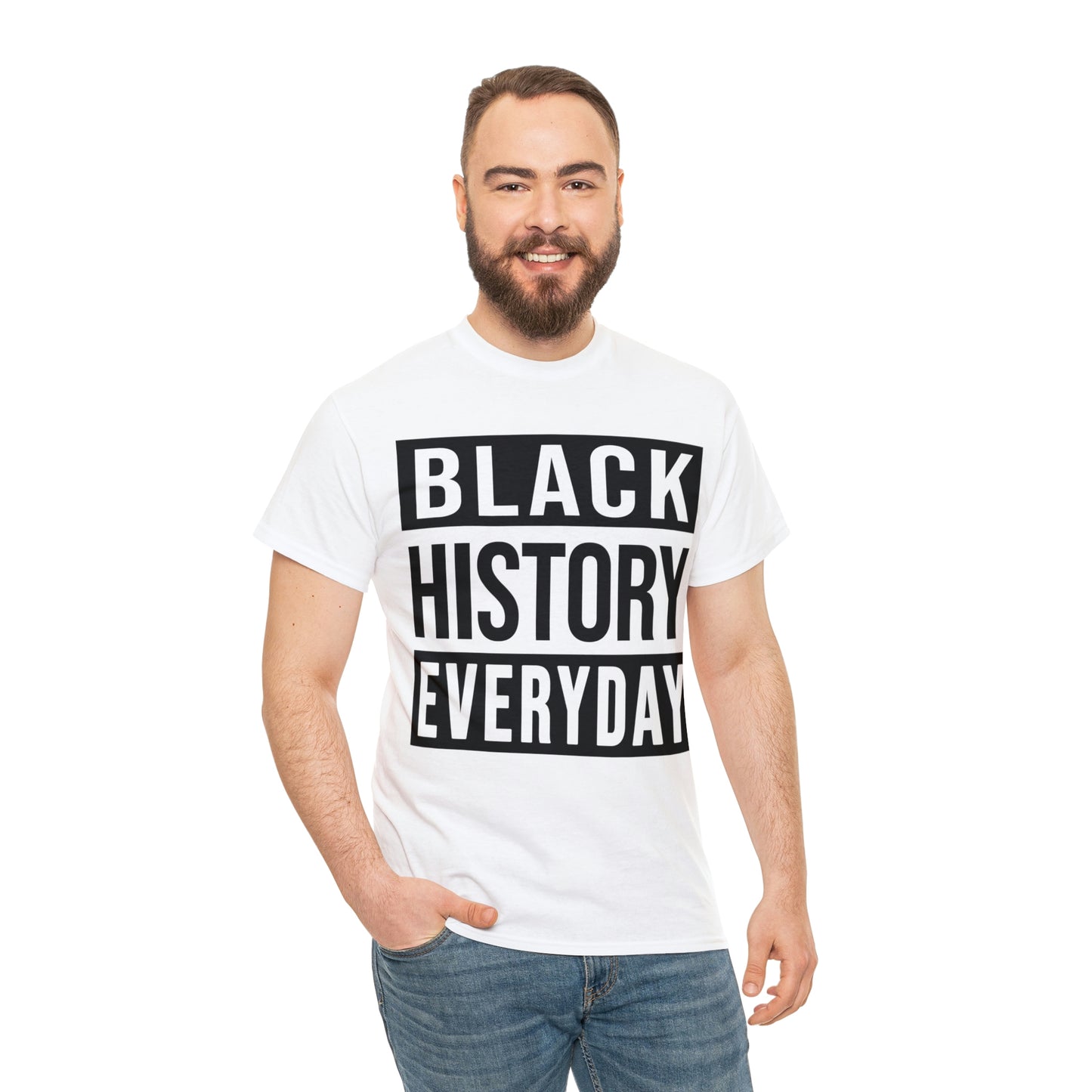 Black History Everyday Unisex Heavy Cotton Tee