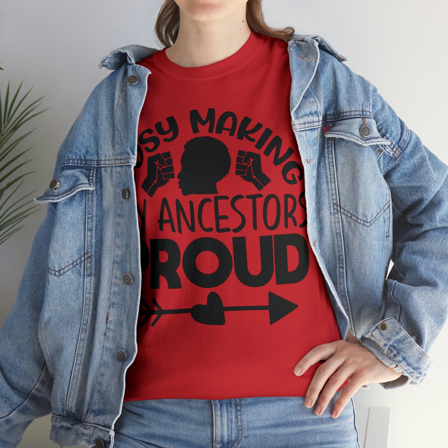 Busy Making Ancestors Unisex Heavy Cotton Tee