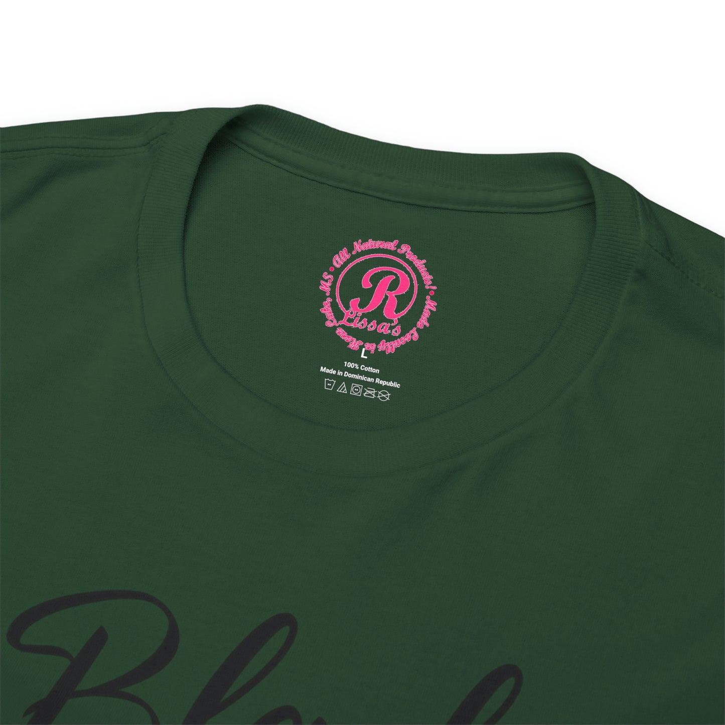 Black Father Script Unisex Heavy Cotton Tee